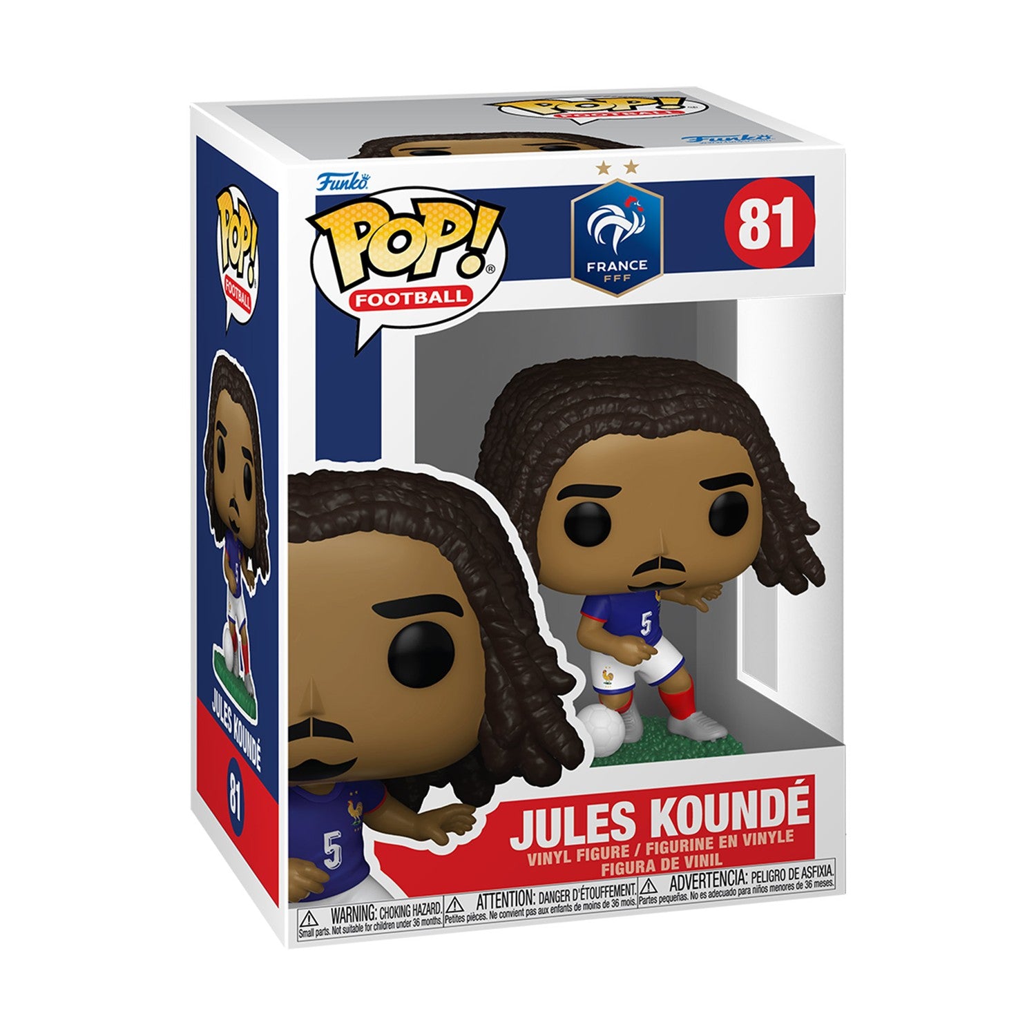 Funko Pop! Football: France - Jules Kounde #81 Vinyl Figure - Sunday Habit