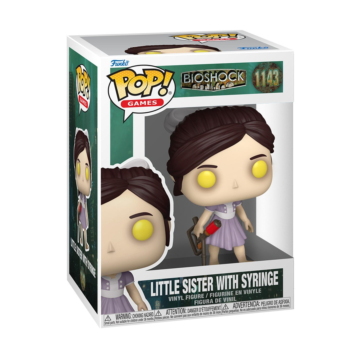Funko Pop! Games: Bioshock - Little Sister with Syringe #1143 Vinyl Figure - Sunday Habit