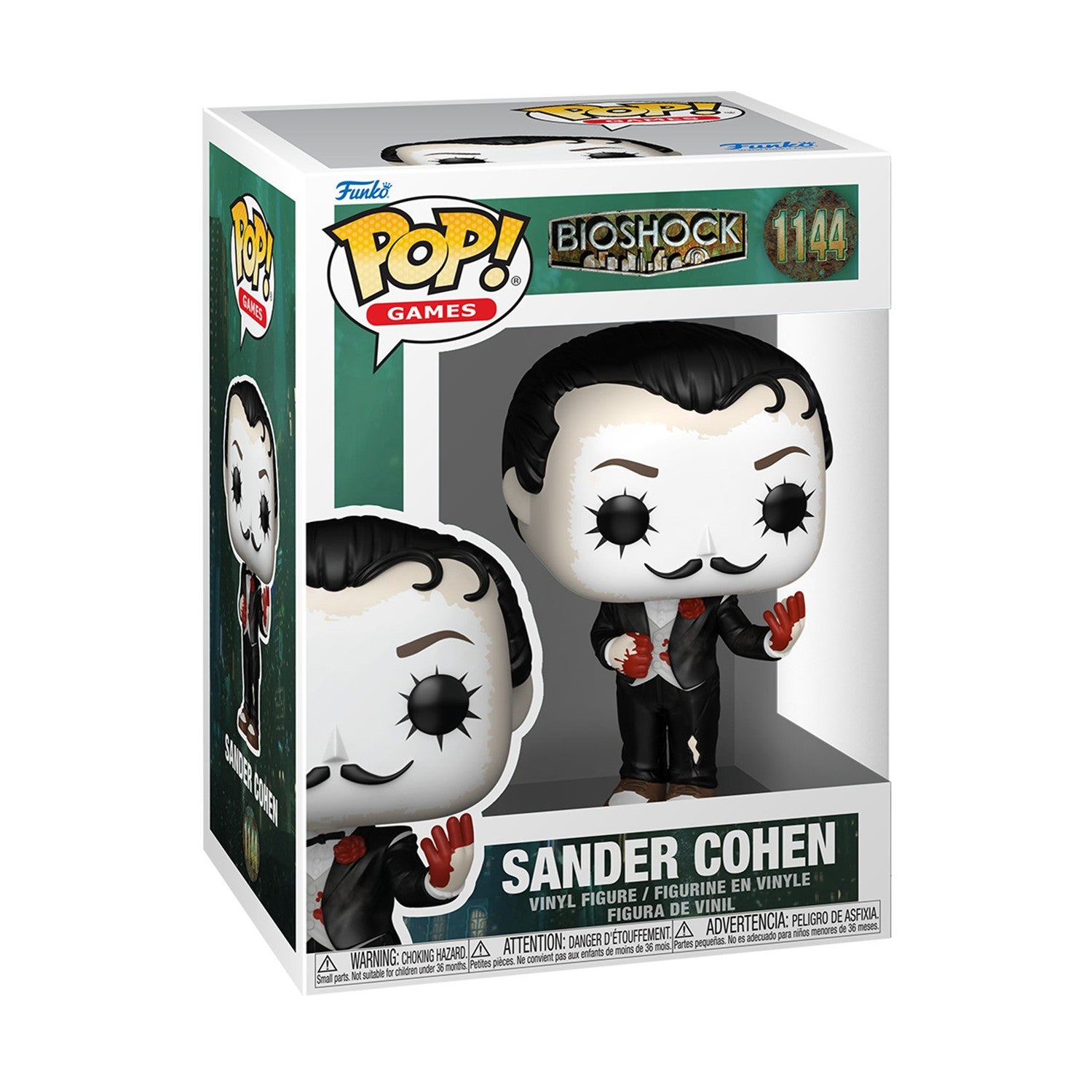 Funko Pop! Games: Bioshock - Sander Cohen #1144 Vinyl Figure - Sunday Habit