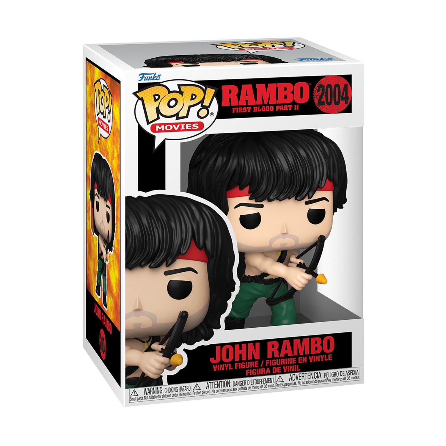 Funko Pop! Movies: Rambo First Blood Part II - John Rambo (with Explosive Arrow) #2004 Vinyl Figure - Sunday Habit