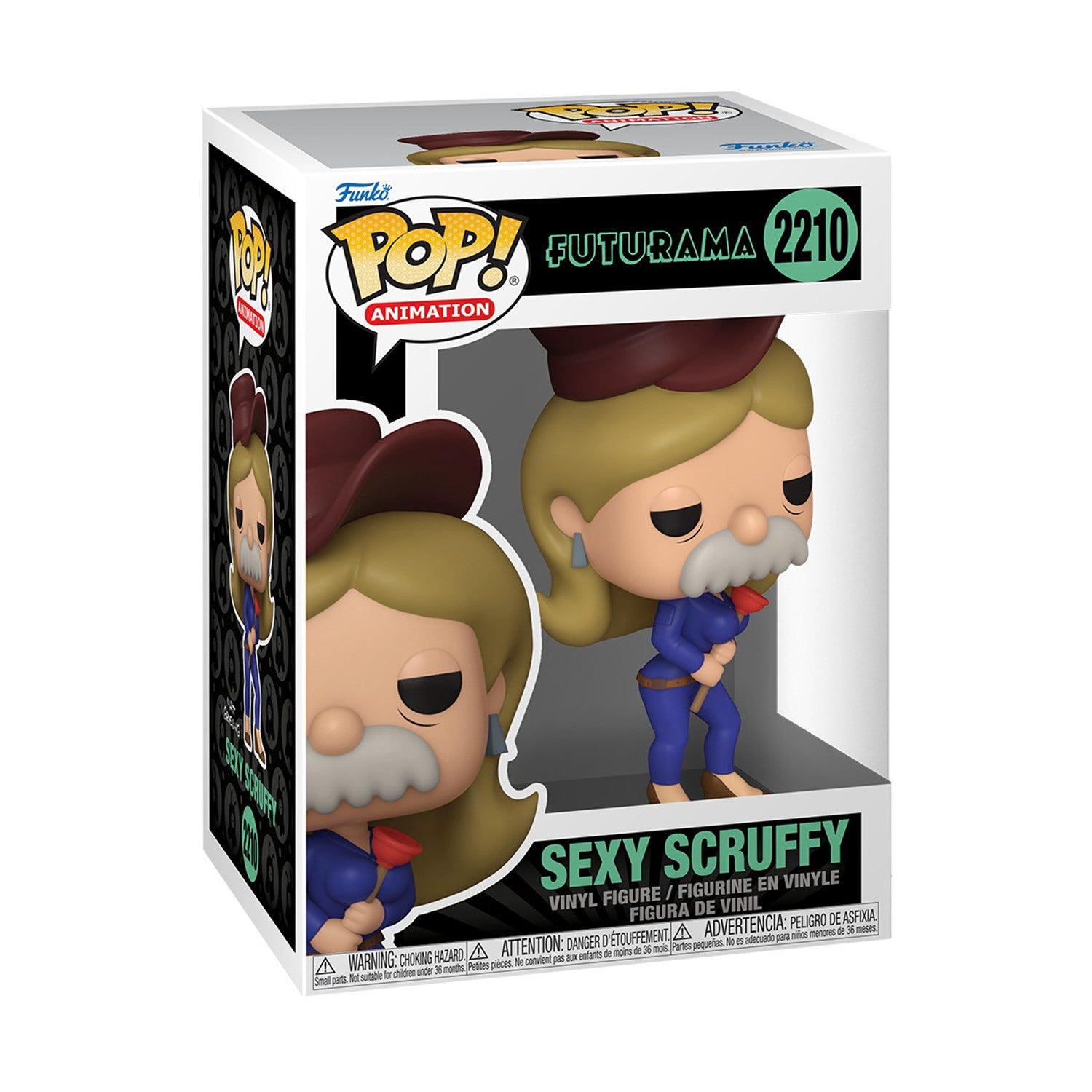 Funko Pop! Animation: Futurama - Sexy Scruffy #2210 Vinyl Figure - Sunday Habit