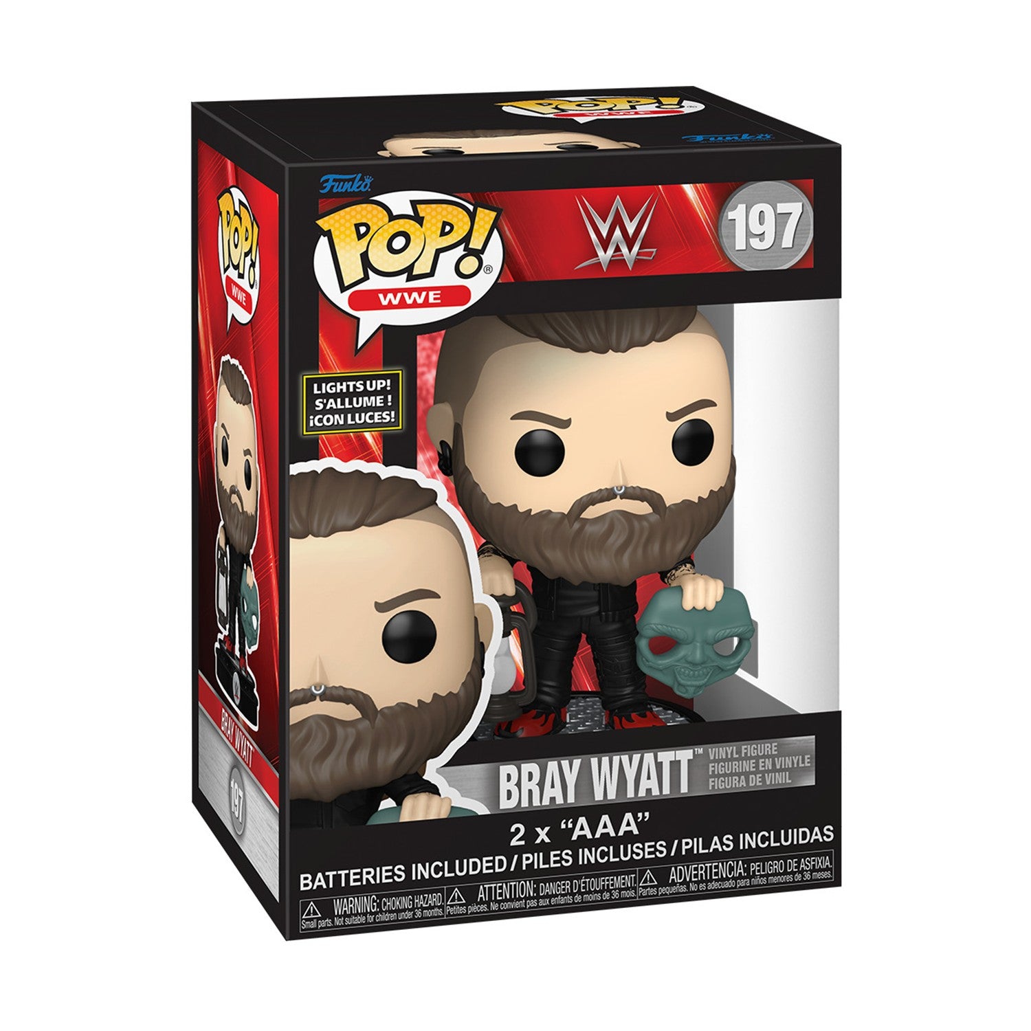 Funko Pop! SFX: WWE- Bray Wyatt (Lights Up) #197 Vinyl Figure - Sunday Habit