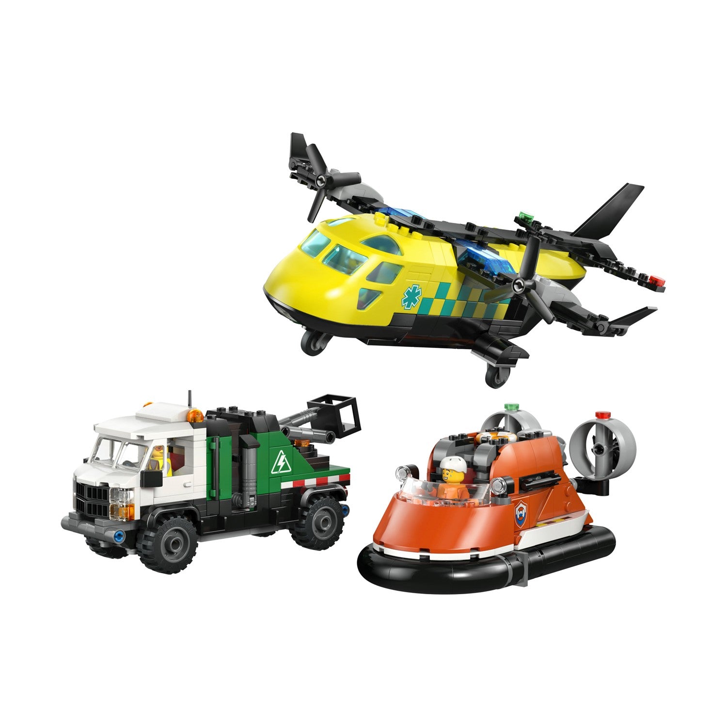 LEGO® City: Airplane, Service Truck & Hovercraft Remix (60505) - Sunday Habit