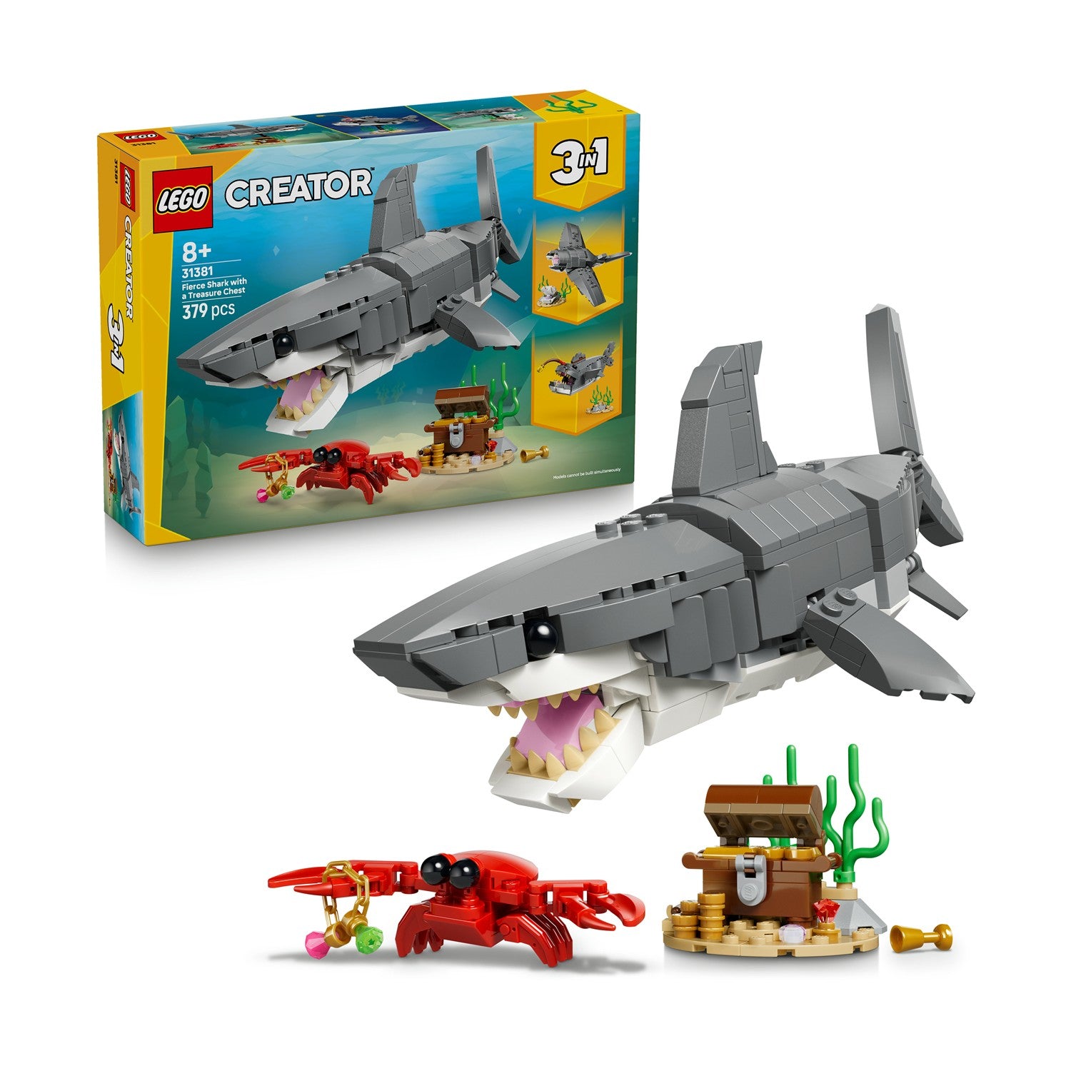 LEGO® Creator: Fierce Shark with a Treasure Chest (31381) - Sunday Habit