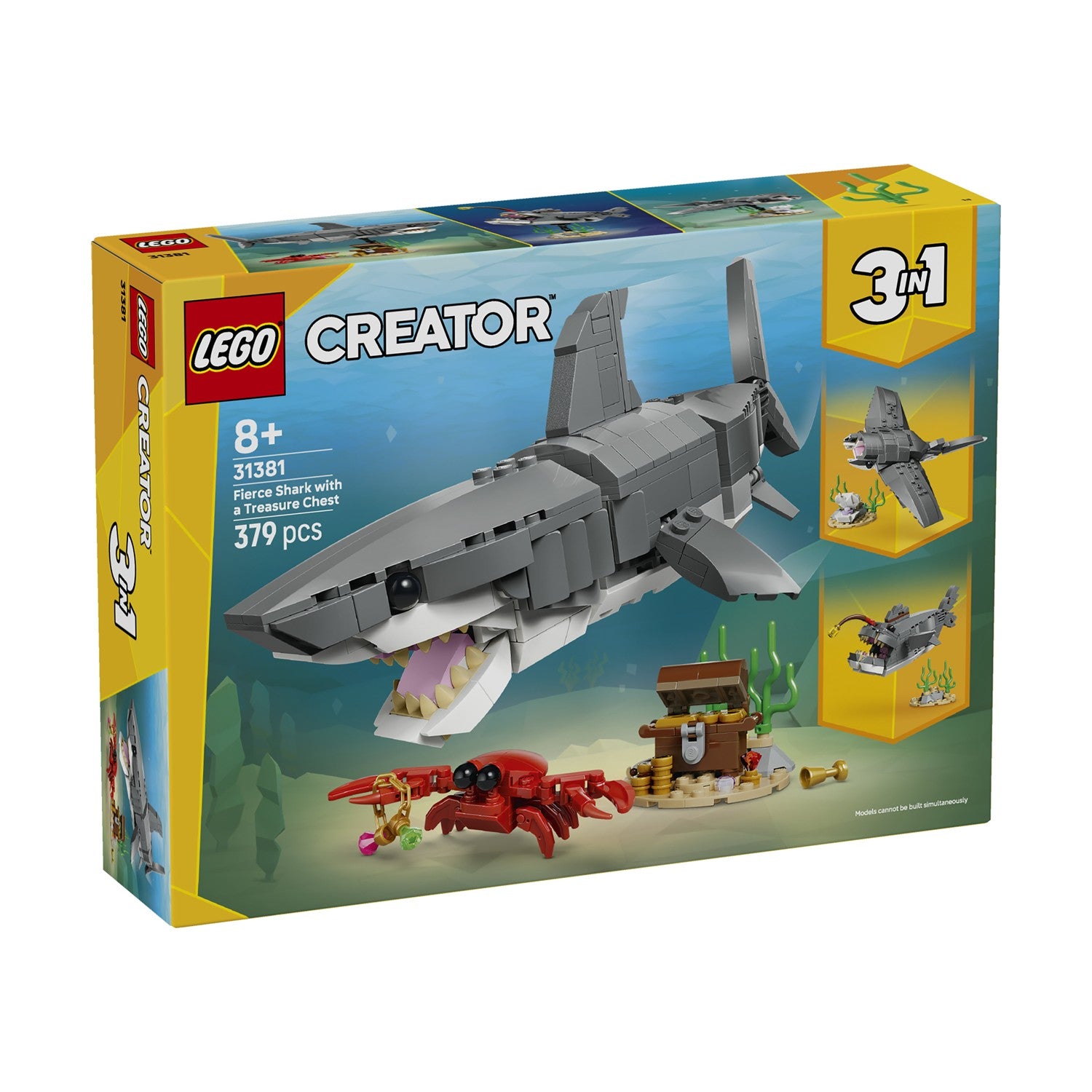 LEGO® Creator: Fierce Shark with a Treasure Chest (31381) - Sunday Habit