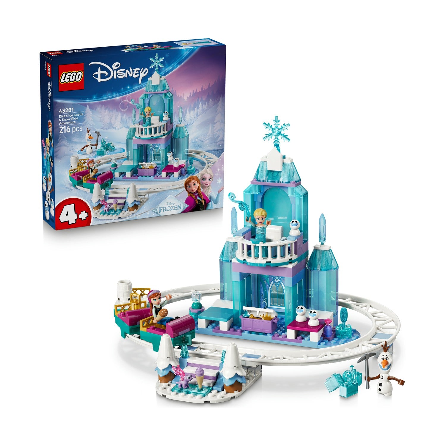 LEGO® Disney: Frozen Elsa’s Ice Castle & Snow Ride Adventure (43281) - Sunday Habit