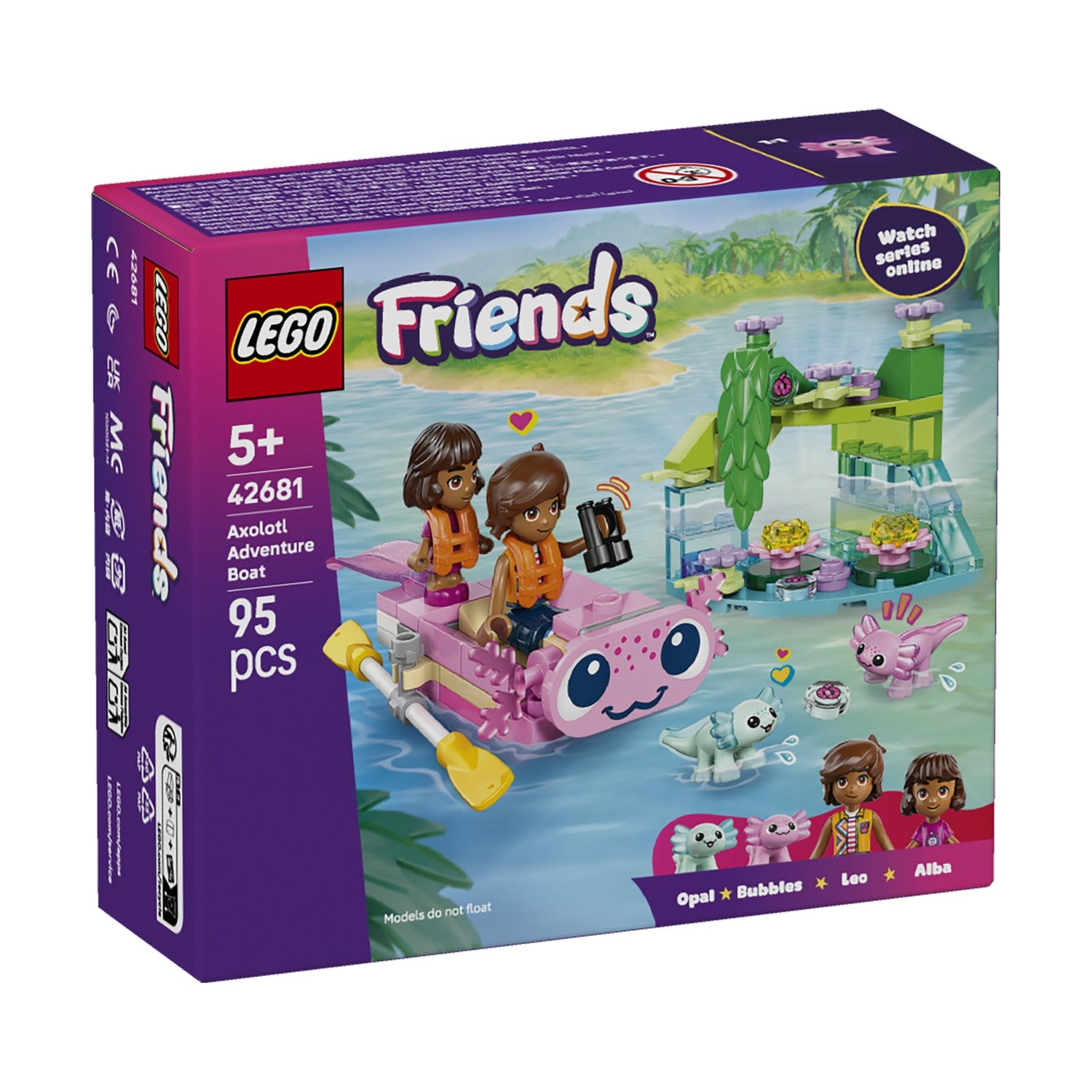 LEGO® Friends: Axolotl Adventure Boat (42681) - Sunday Habit