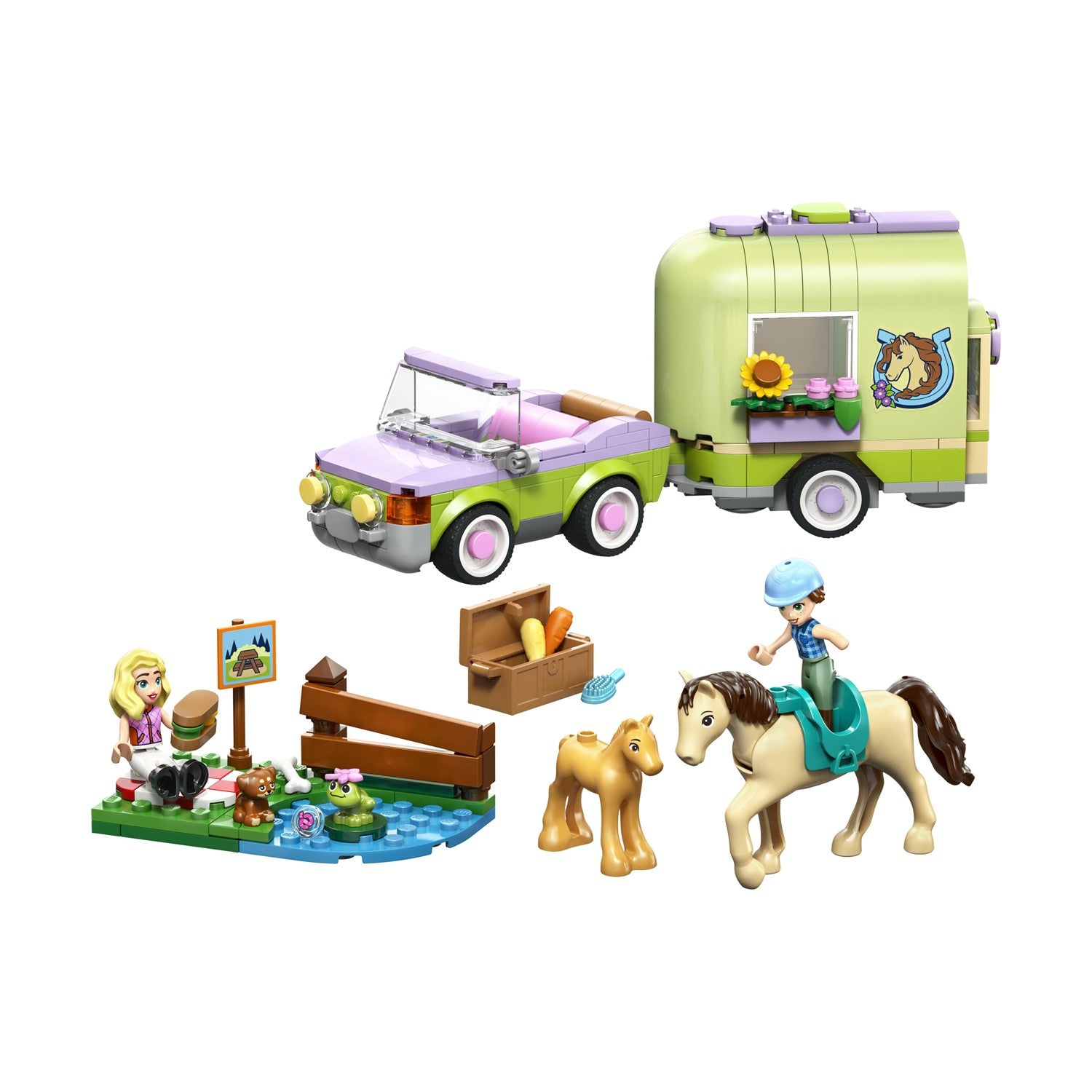 LEGO® Friends: Horse & Baby Foal Trailer (42695) - Sunday Habit