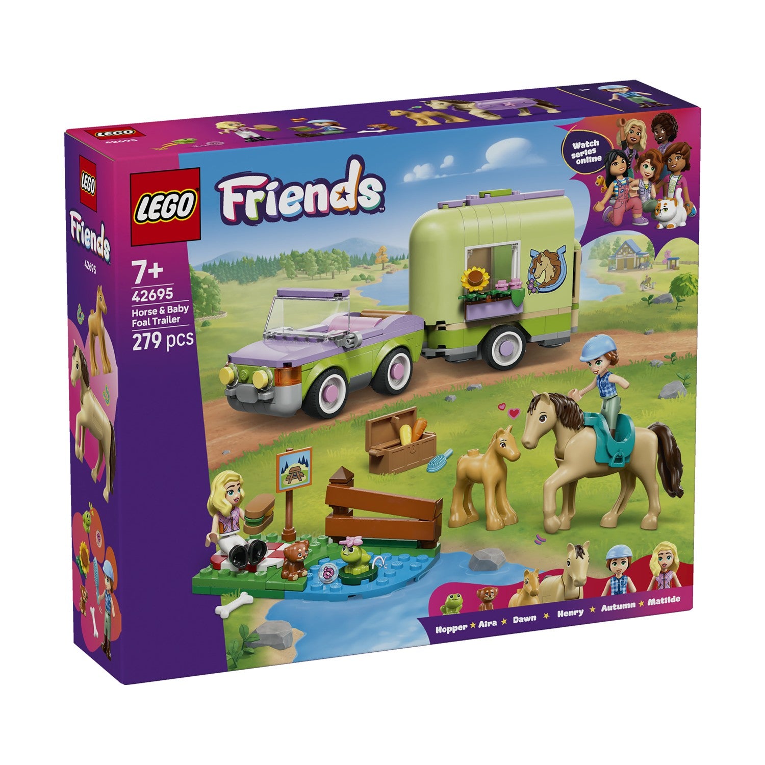 LEGO® Friends: Horse & Baby Foal Trailer (42695) - Sunday Habit
