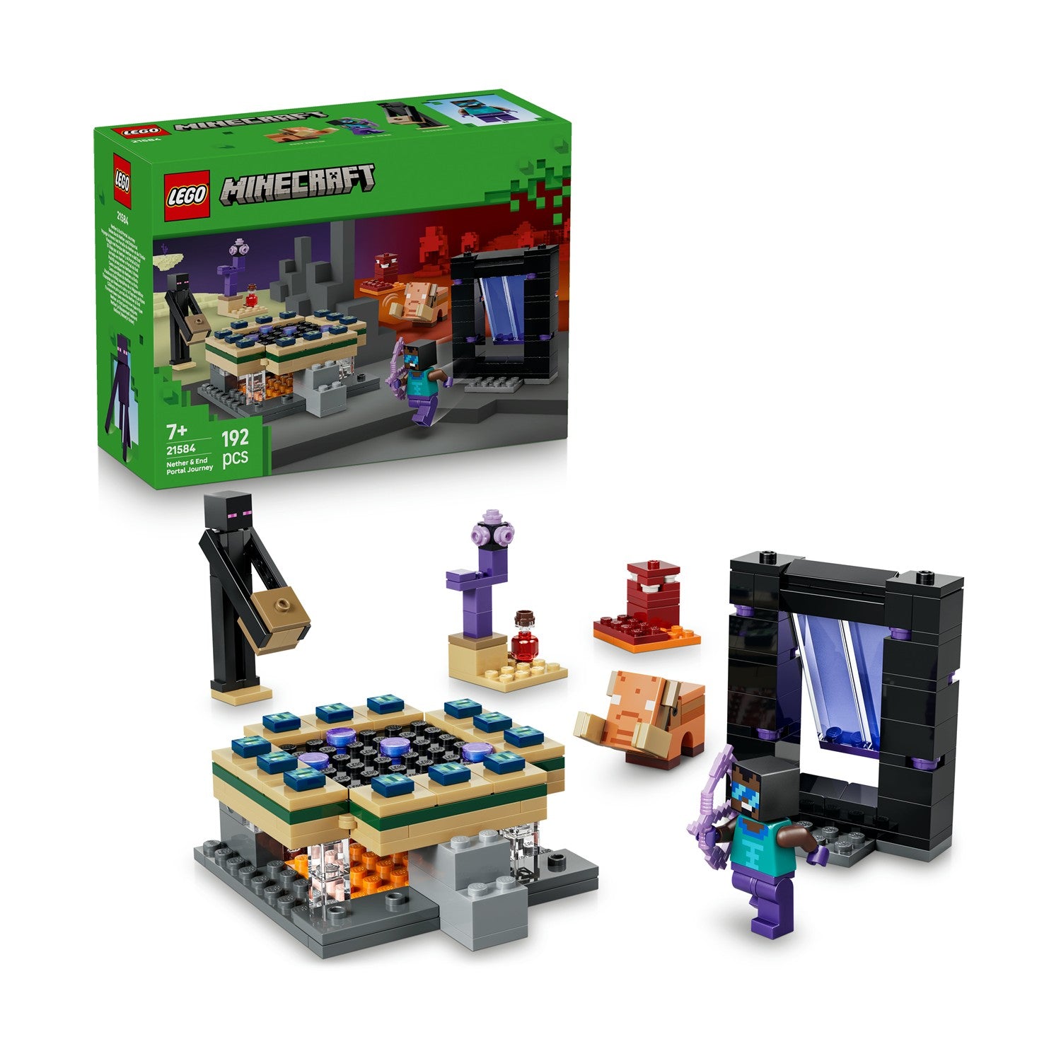 LEGO® Minecraft®: Nether & End Portal Journey (21584) - Sunday Habit