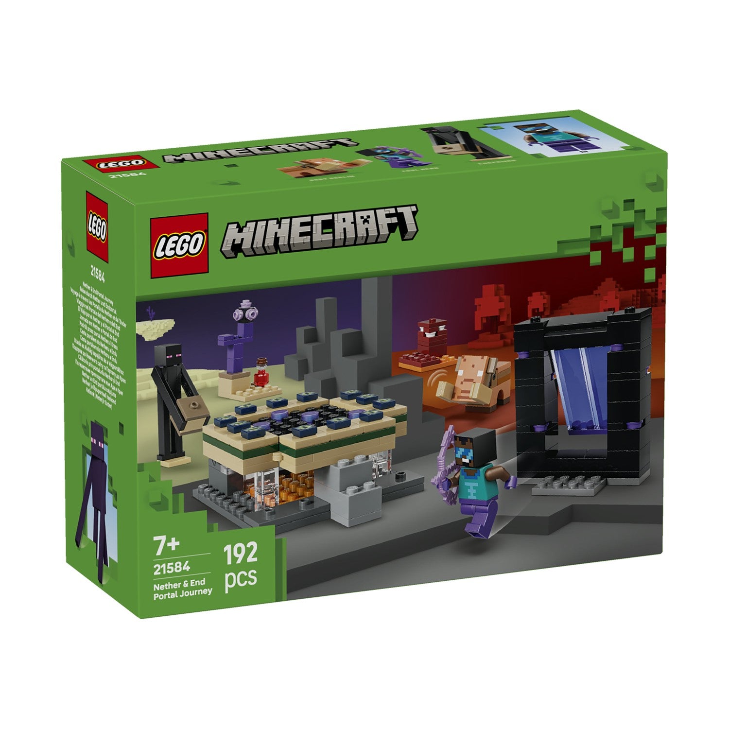 LEGO® Minecraft®: Nether & End Portal Journey (21584) - Sunday Habit