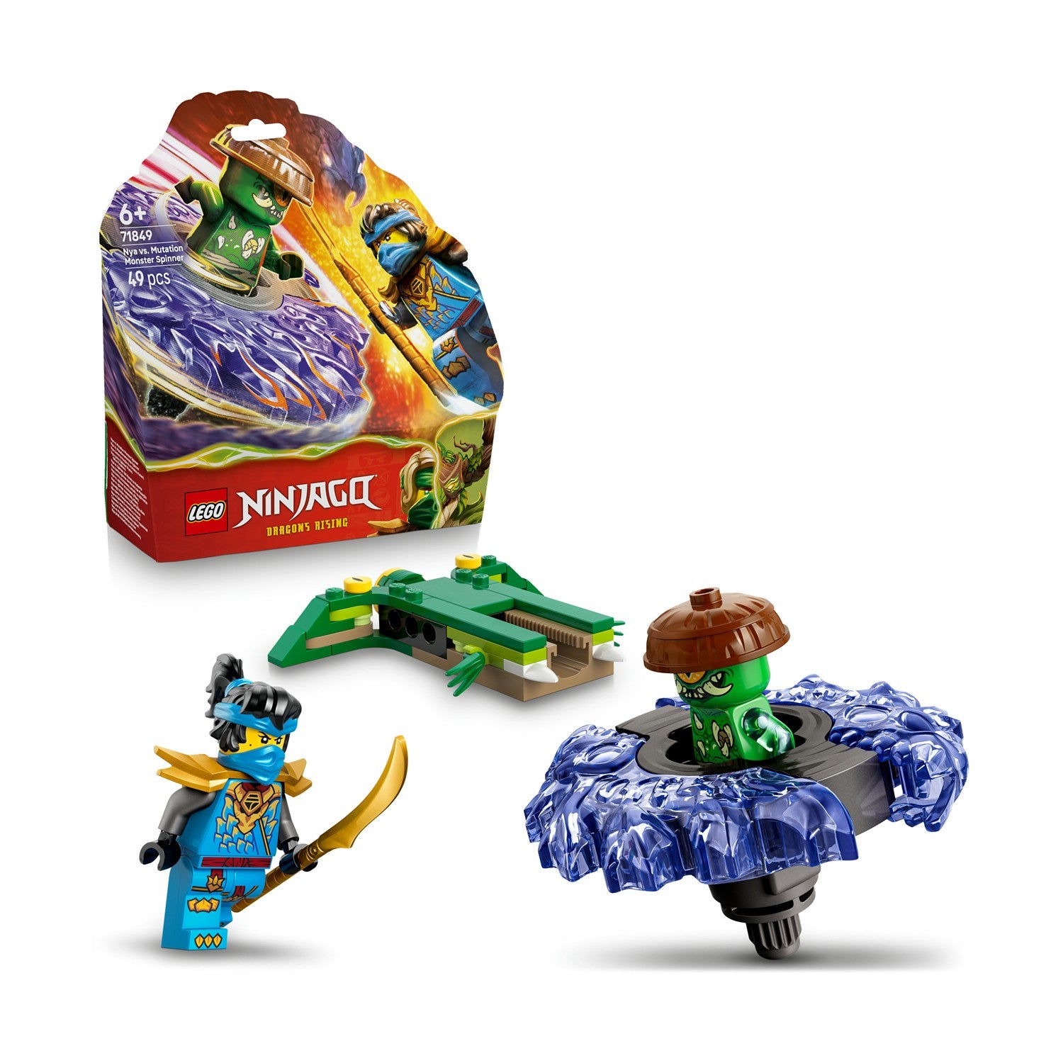 LEGO® NINJAGO®: Nya vs. Mutation Monster Spinner (71849) - Sunday Habit