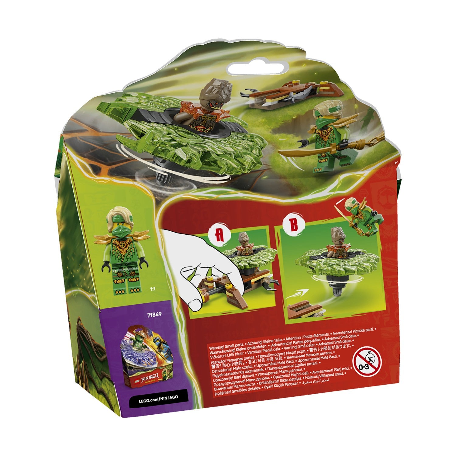 LEGO® NINJAGO®: Lloyd vs. Earth Monster Spinner (71850) - Sunday Habit