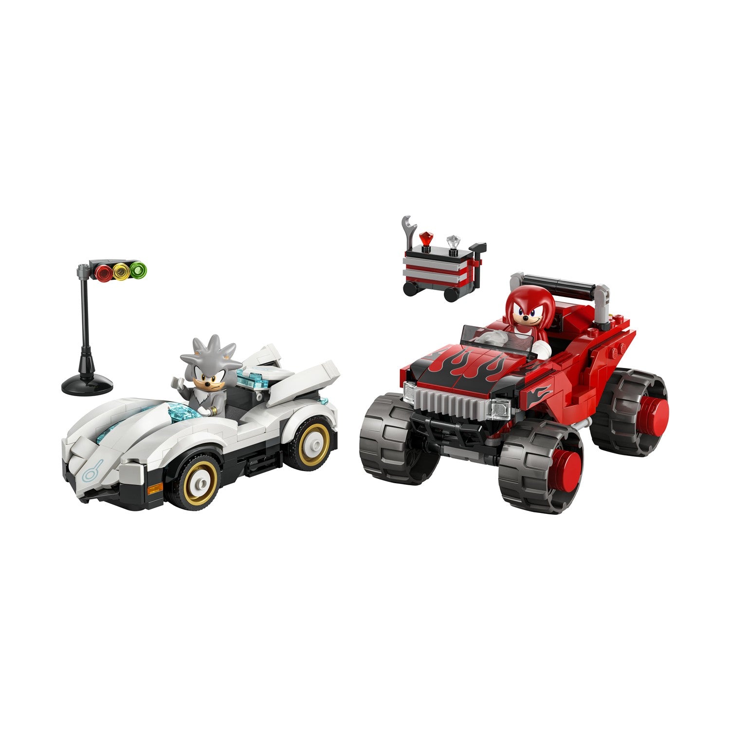 LEGO® Sonic the Hedgehog™: Silver’s Car vs. Knuckles’ Monster Truck (77118) - Sunday Habit