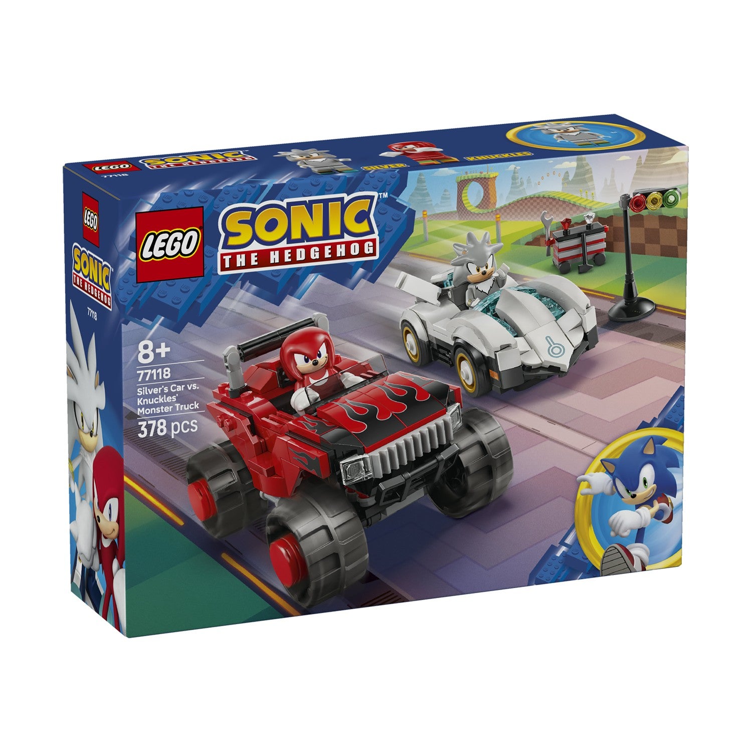 LEGO® Sonic the Hedgehog™: Silver’s Car vs. Knuckles’ Monster Truck (77118) - Sunday Habit