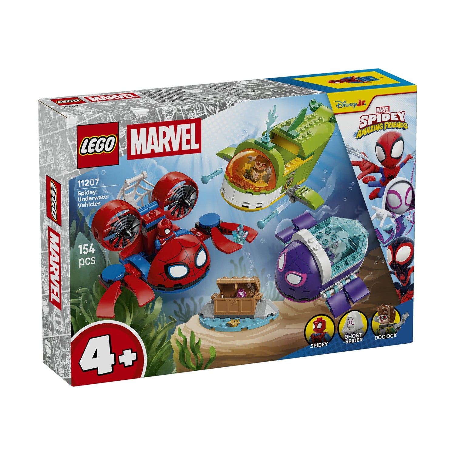 LEGO® Marvel: Spidey And His Amazing Friends Spidey: Underwater Vehicles (11207) - Sunday Habit