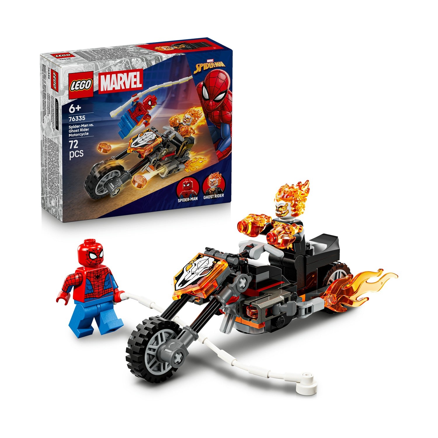 LEGO® Marvel: Spider-Man vs. Ghost Rider Motorcycle (76335) - Sunday Habit