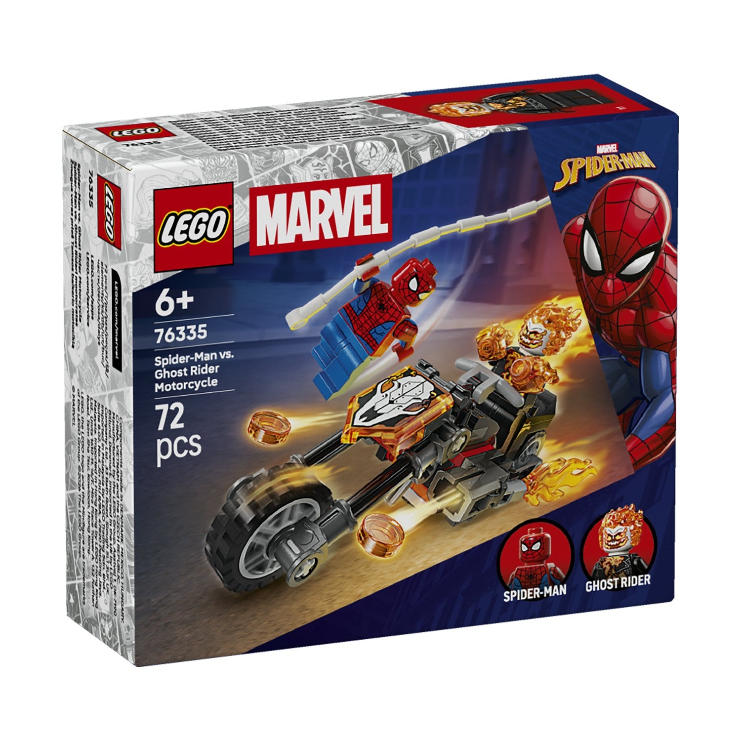 LEGO® Marvel: Spider-Man vs. Ghost Rider Motorcycle (76335) - Sunday Habit