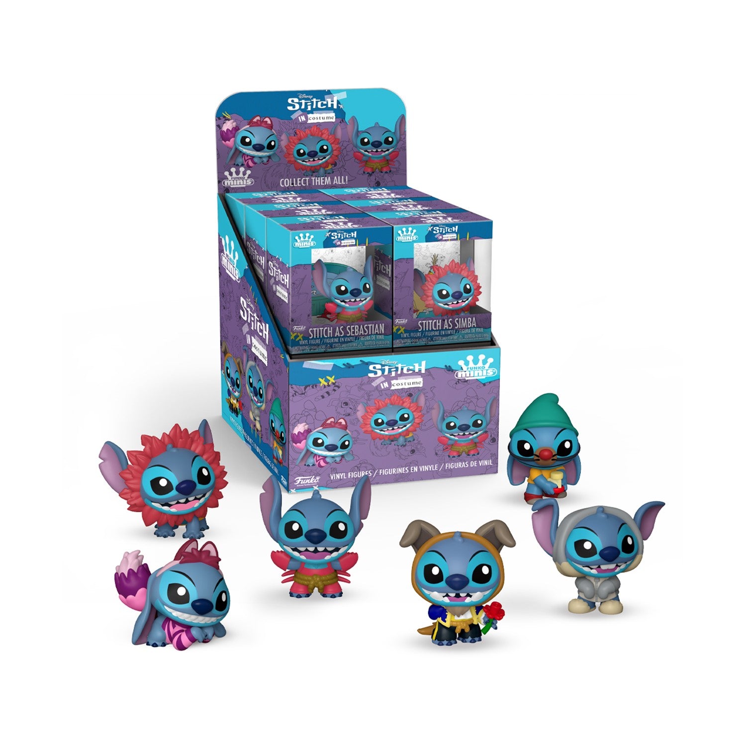 Funko Minis Disney: Lilo & Stitch - Stitch in Costume (Random) Vinyl Figures - Sunday Habit