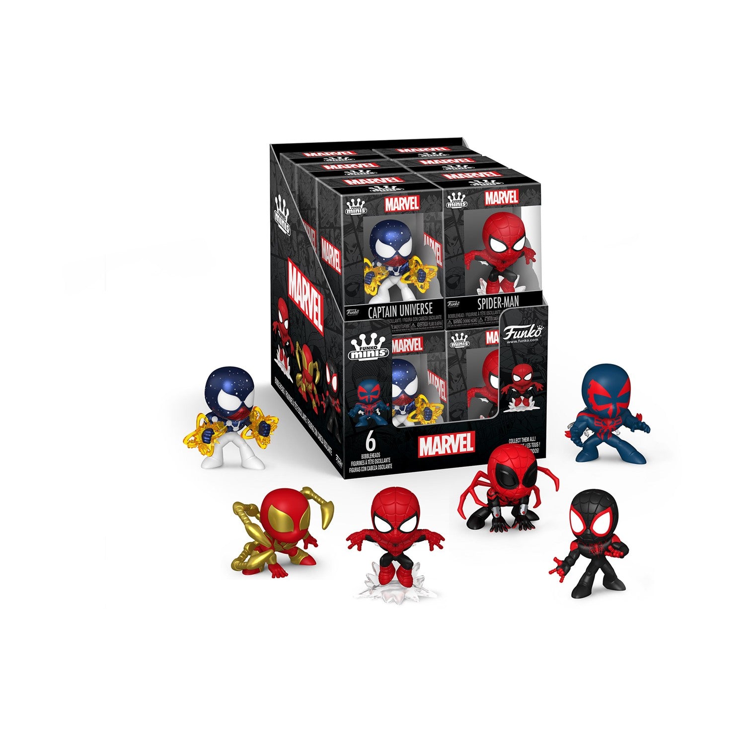 Funko Minis: Marvel - Spider-Man Comics (Random) Bobble-Head Vinyl Figures - Sunday Habit