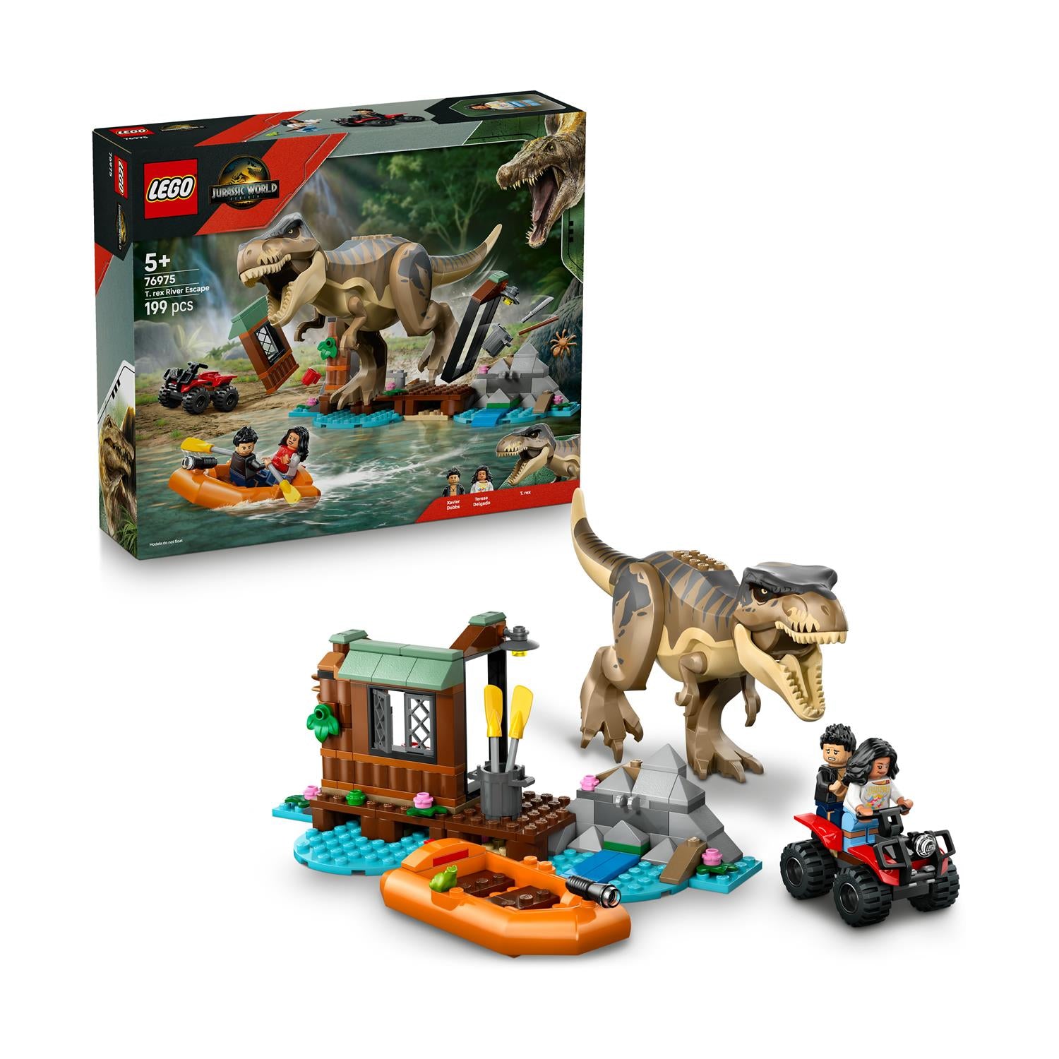 LEGO® Jurassic World: T. Rex River Escape (76975) - Sunday Habit