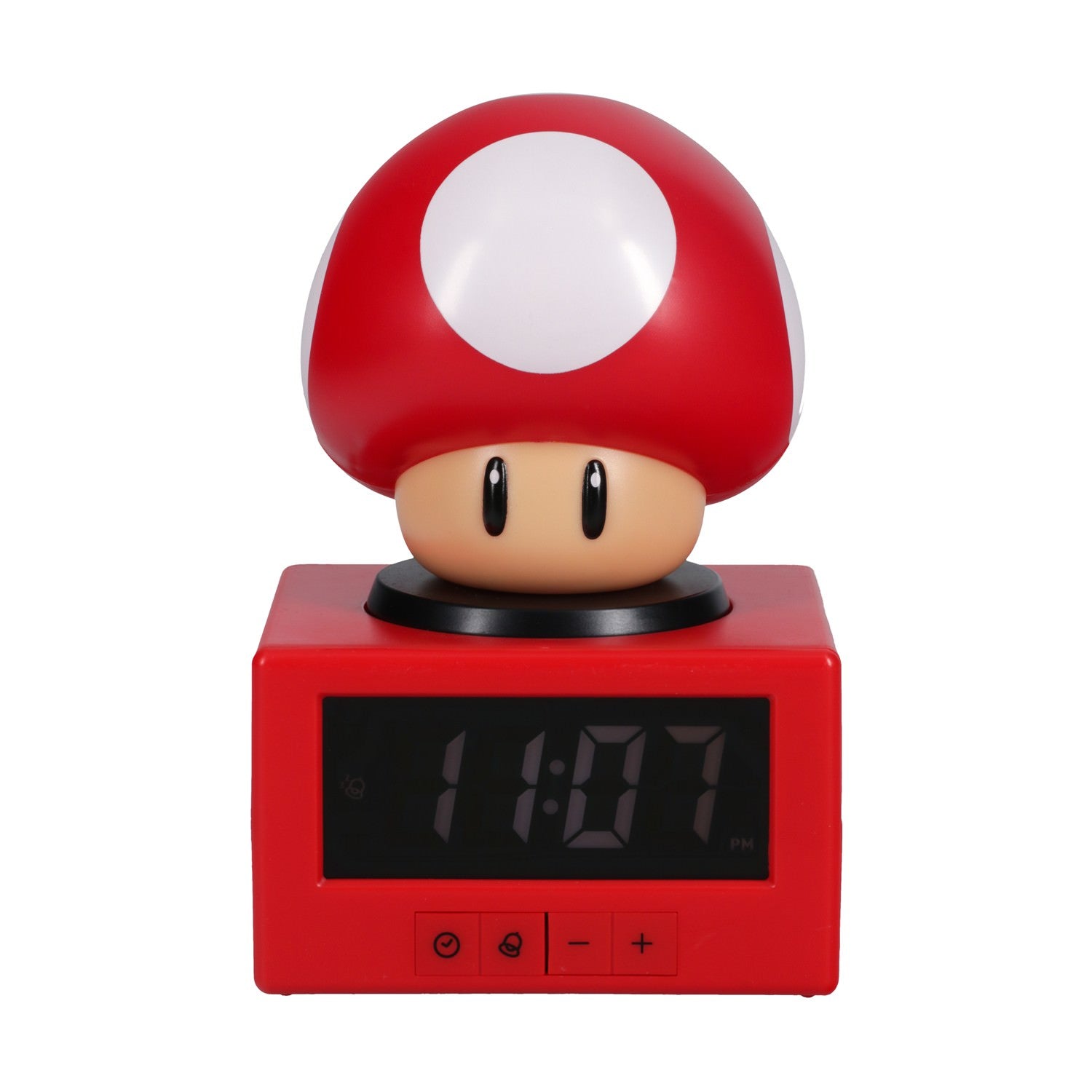Paladone Icons: Super Mario - Super Mushroom Alarm Clock (PP13124NN) - Sunday Habit