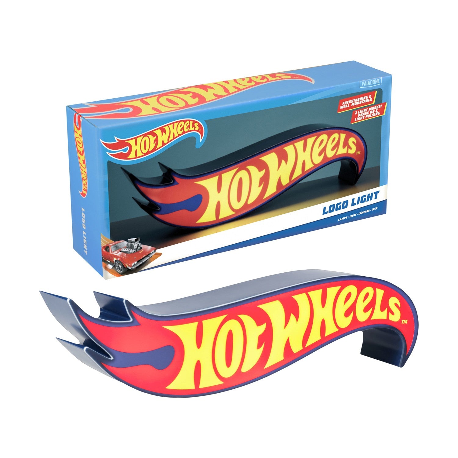 Paladone: Hot Wheels Shaped Logo Light (PP12798HW) - Sunday Habit