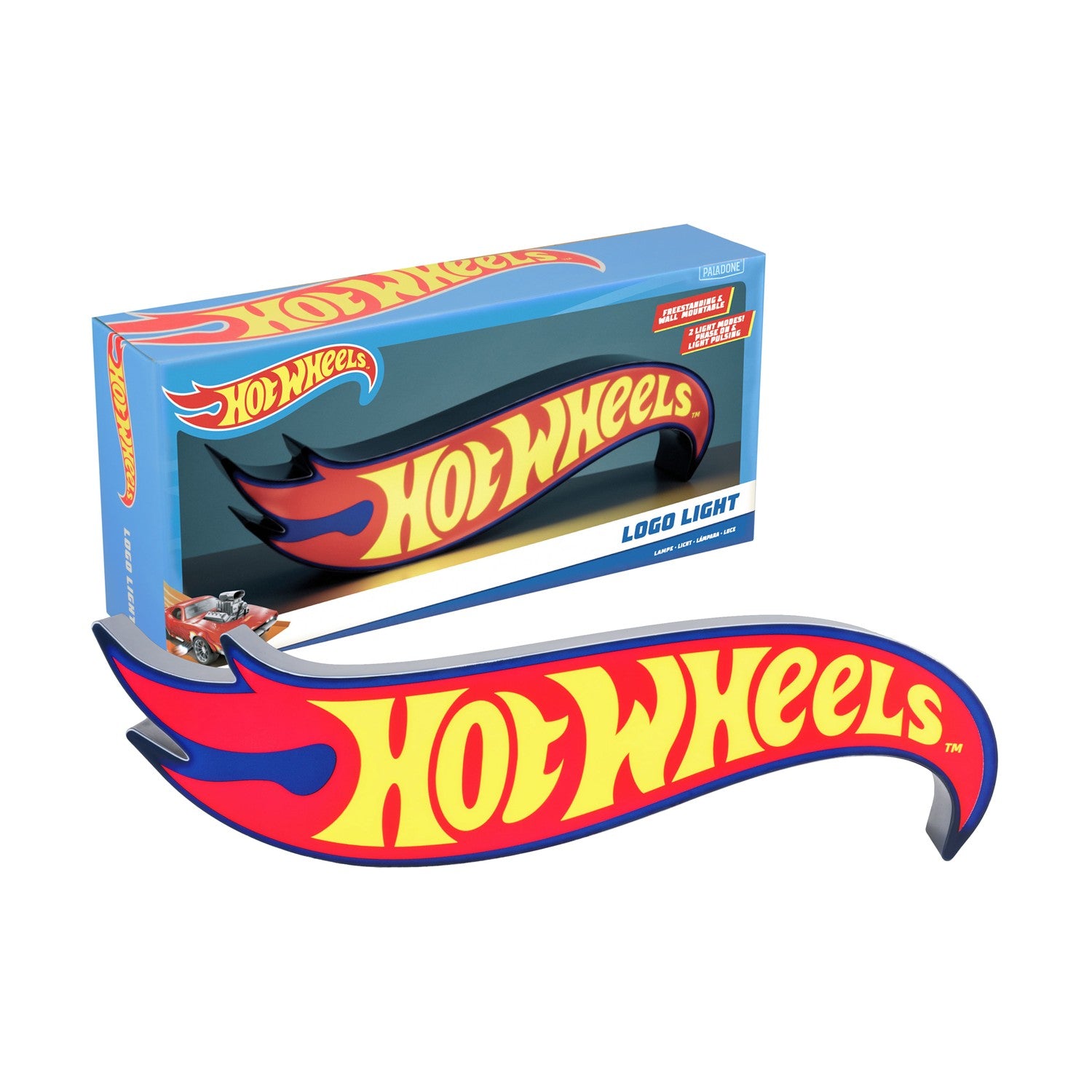 Paladone: Hot Wheels Shaped Logo Light (PP12798HW) - Sunday Habit