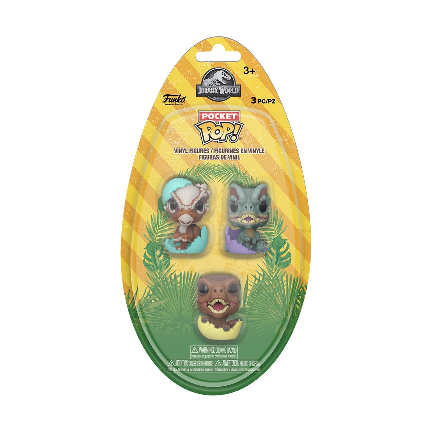 Funko Pocket Pop 3-Pack Jurassic World Пролет Динозаври Винил Фигури - Sunday Habit