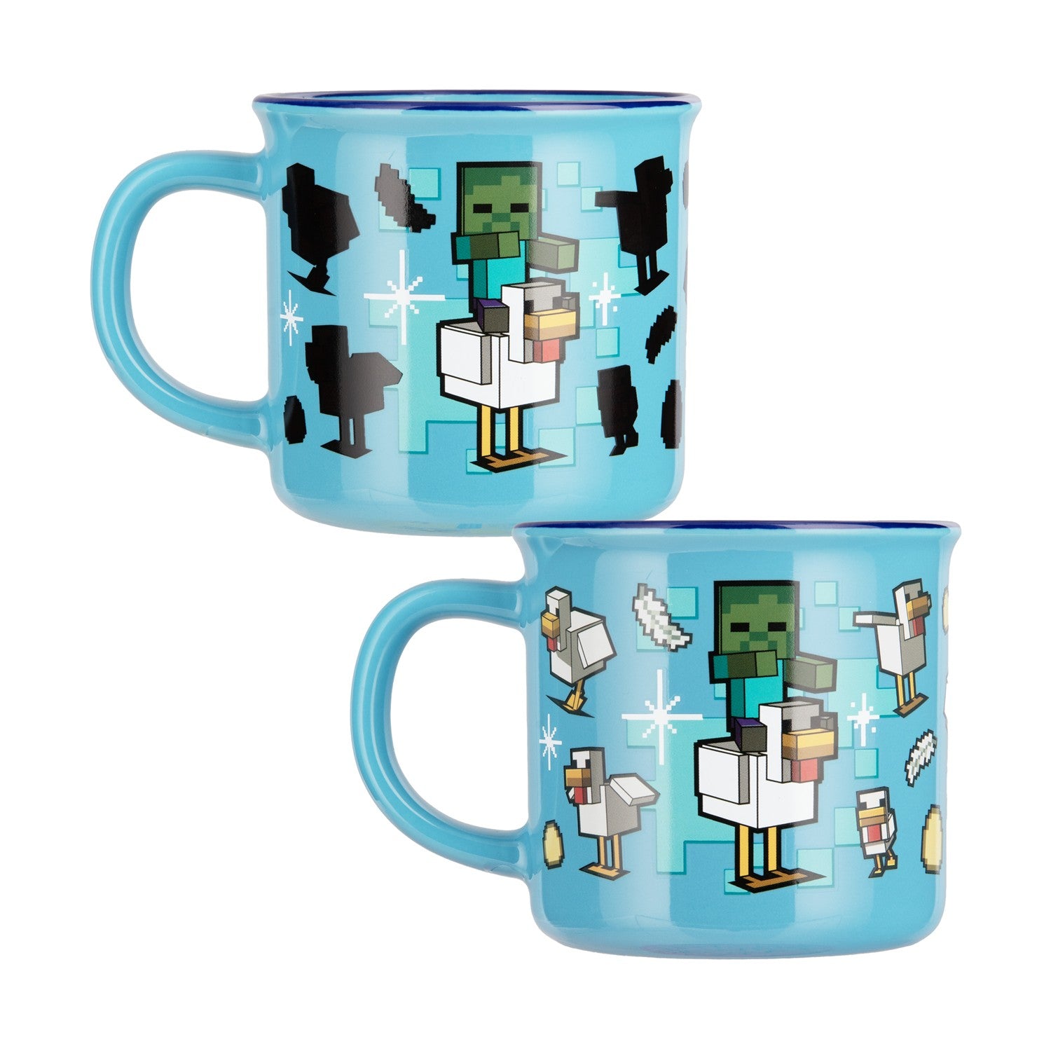 Paladone: Minecraft - Chicken Jockey Heat Change Mug (PP16272MCF) - Sunday Habit