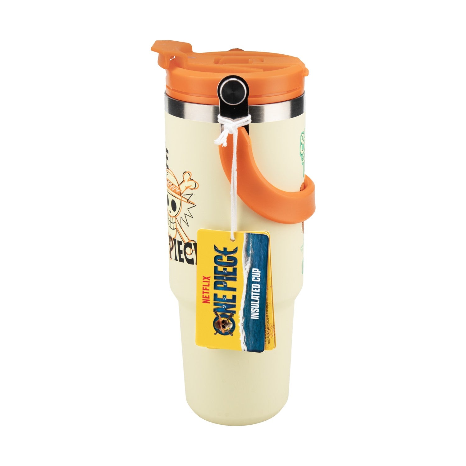 Paladone: One Piece - Insulated Cup with Top Handle (900ml) (PP16220OPNF) - Sunday Habit