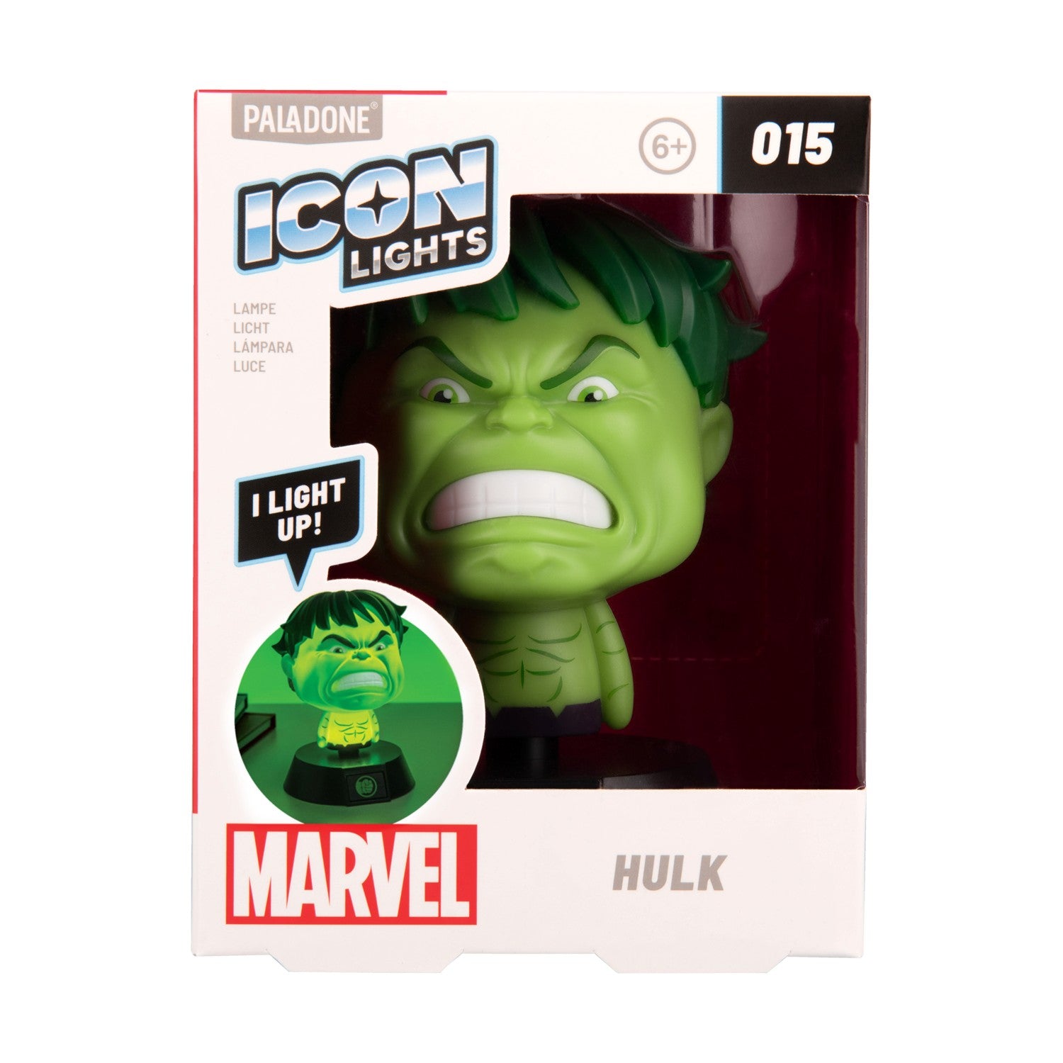 Paladone Icons: Marvel - Hulk Light (PP16010MU) - Sunday Habit