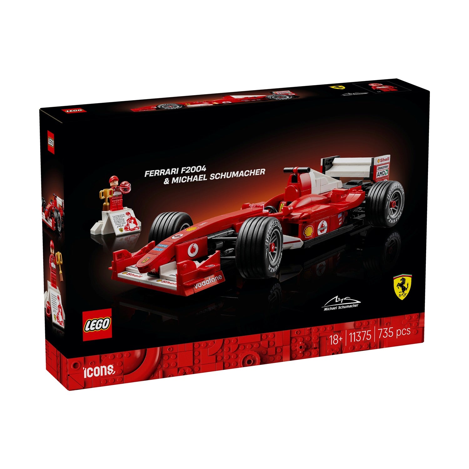 LEGO® Icons: Ferrari F2004 & Michael Schumacher (11375) - Sunday Habit