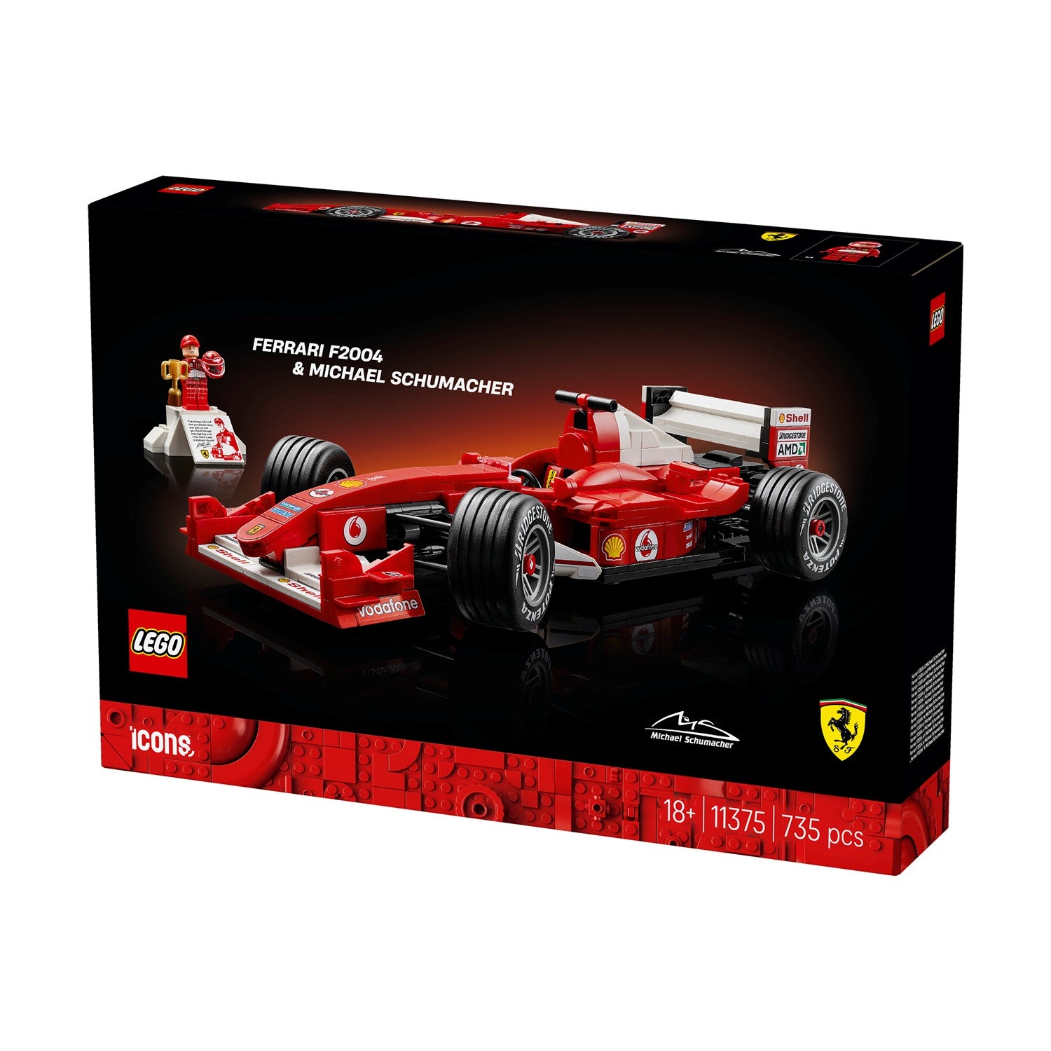 LEGO® Icons: Ferrari F2004 & Michael Schumacher (11375) - Sunday Habit