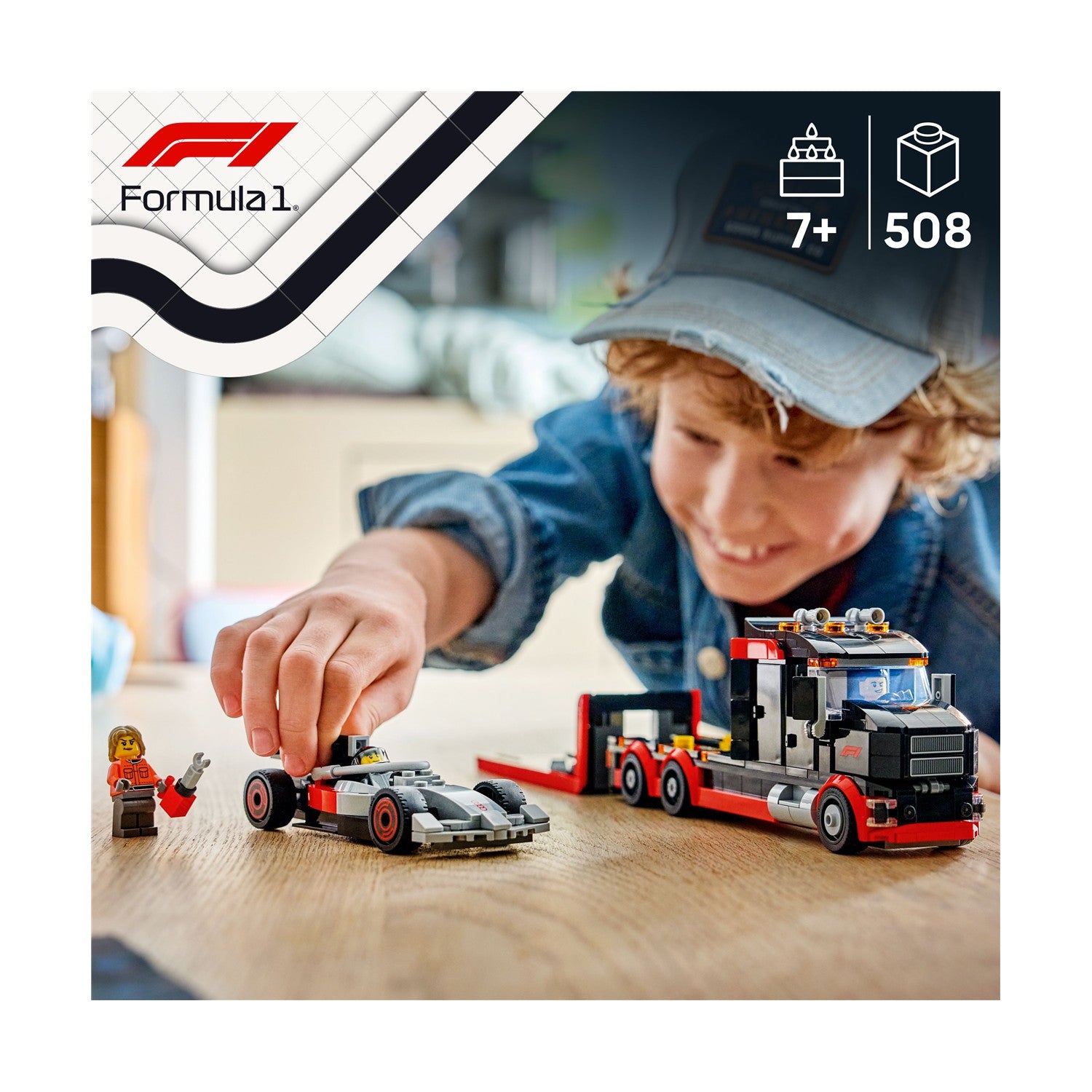 LEGO® City: F1® Display Truck with Audi F1® Race Car (60493) - Sunday Habit