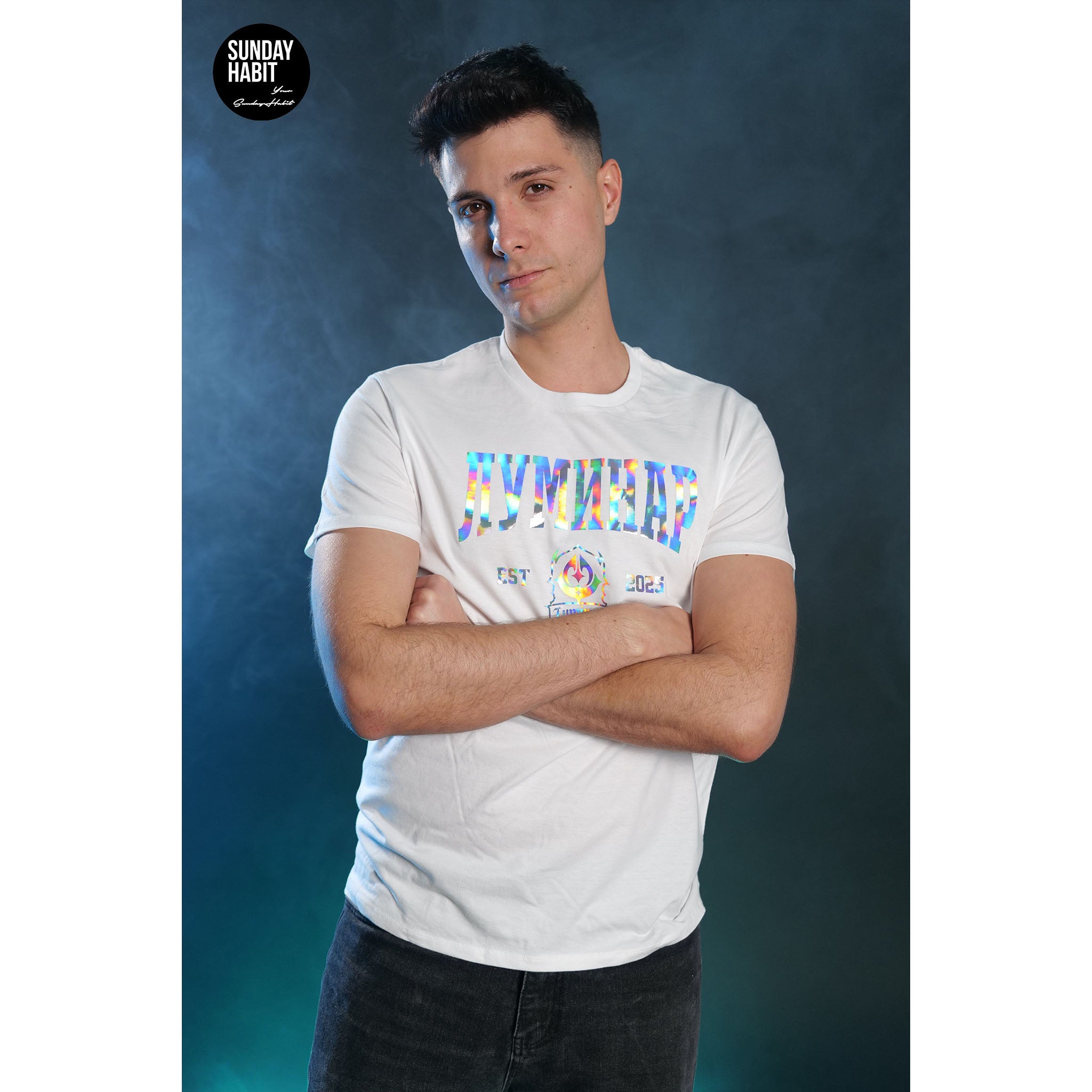 ЛУМИНАР - бяла тениска + ПОДАРЪК ПЛАКАТ