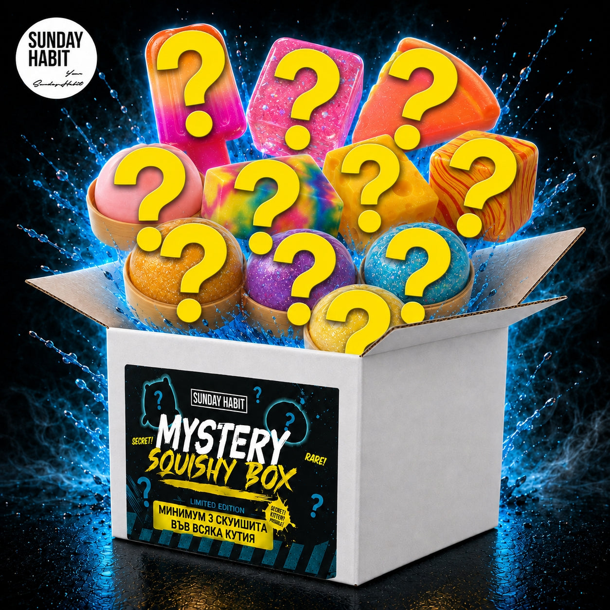SQUISHY MYSTERY BOX - 3 мистериозни скуишита