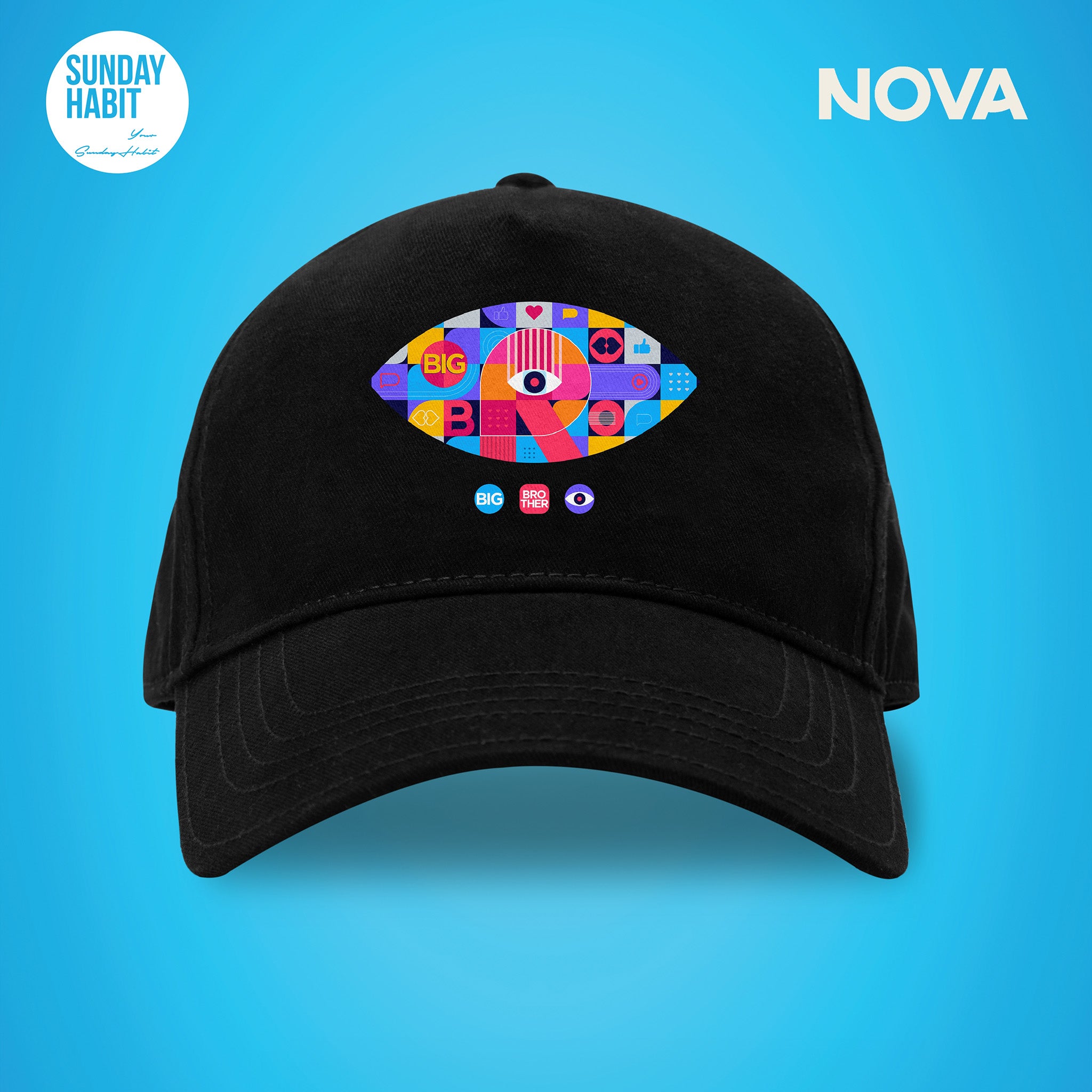 BIG BROTHER - черна шапка