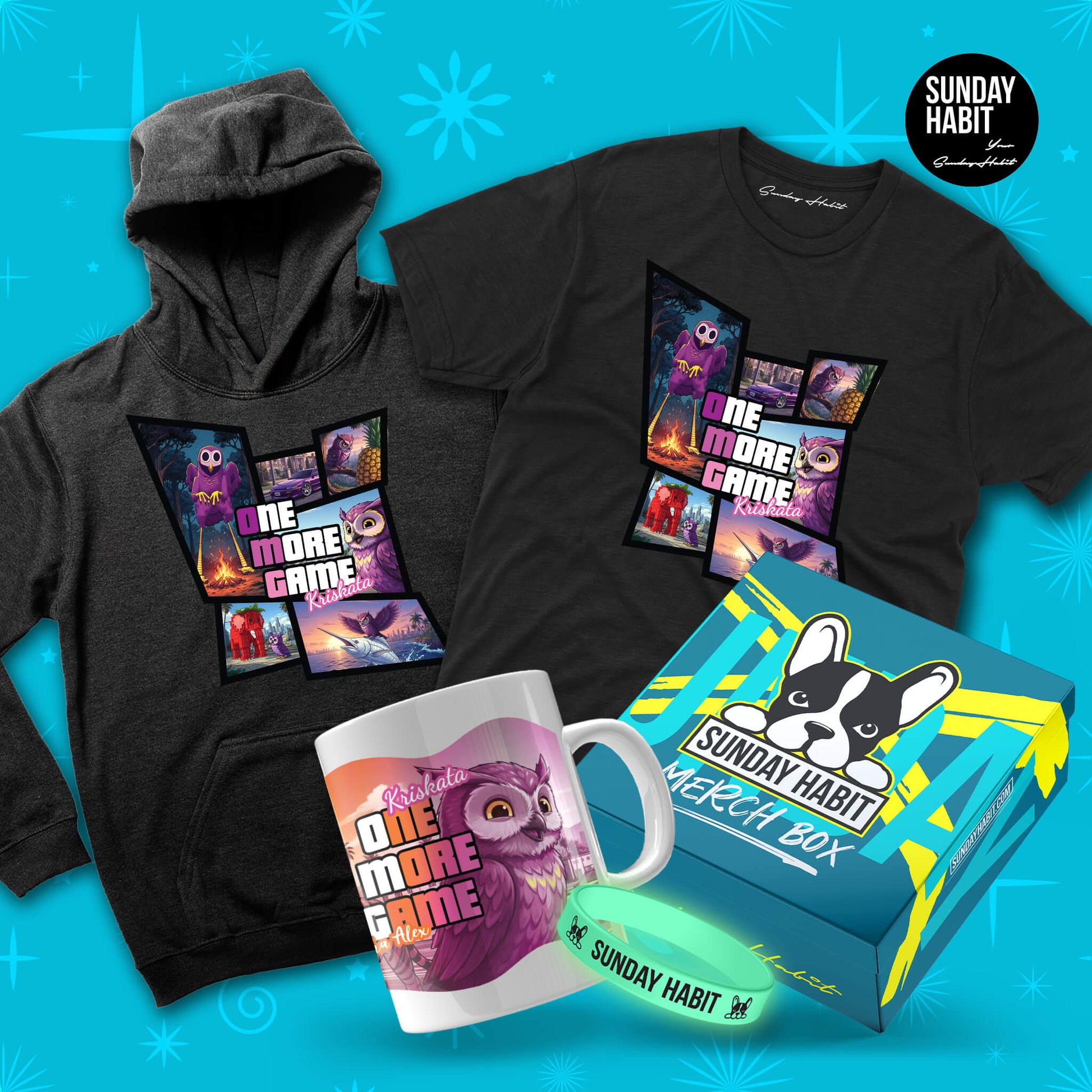XMAS 25 ULTIMATE - KRISKATA - худи + тениска + чаша + светеща гривна и подаръчна кутия - Sunday Habit
