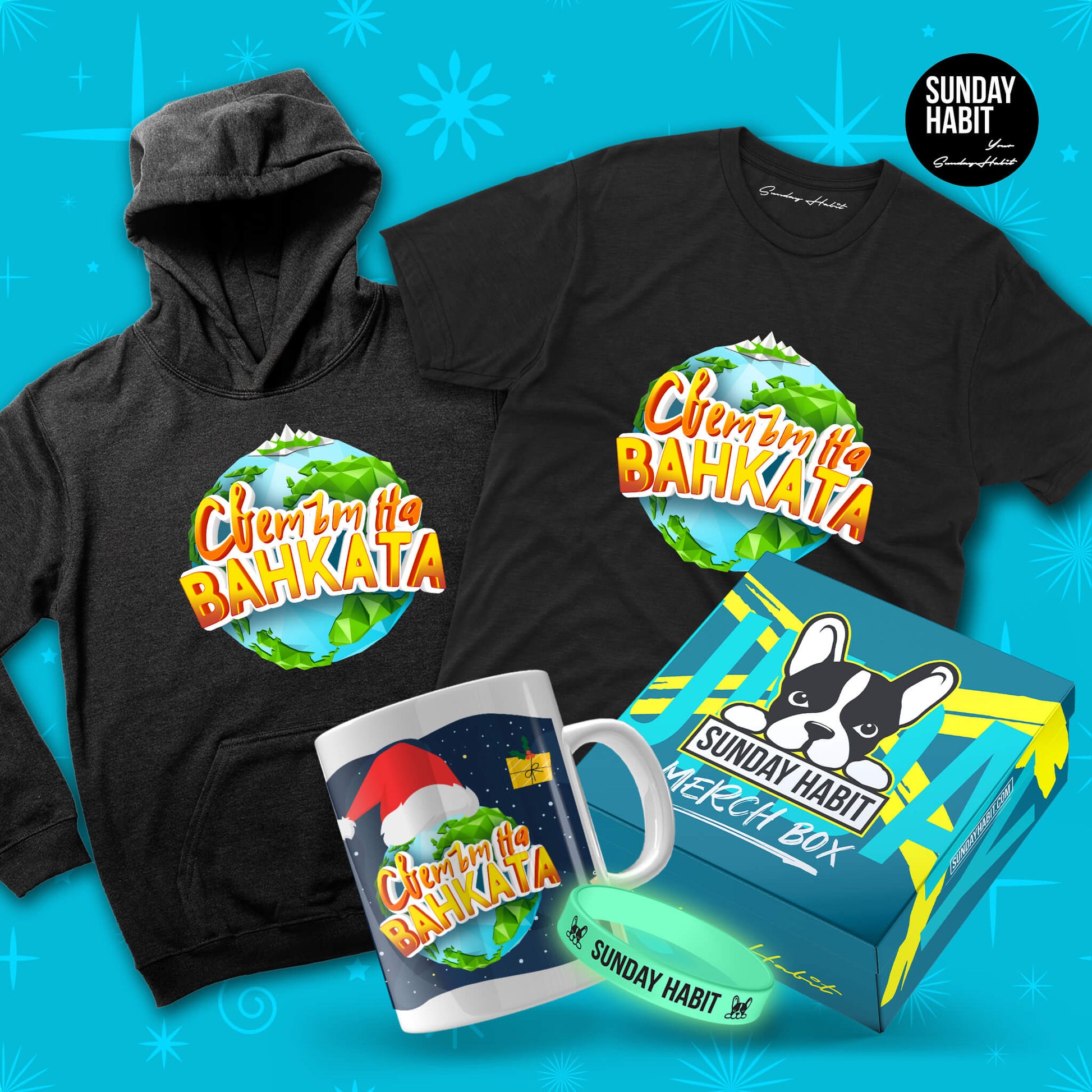 XMAS 25 ULTIMATE - СВЕТЪТ НА ВАНКАТА - худи + тениска + чаша + светеща гривна и подаръчна кутия - Sunday Habit