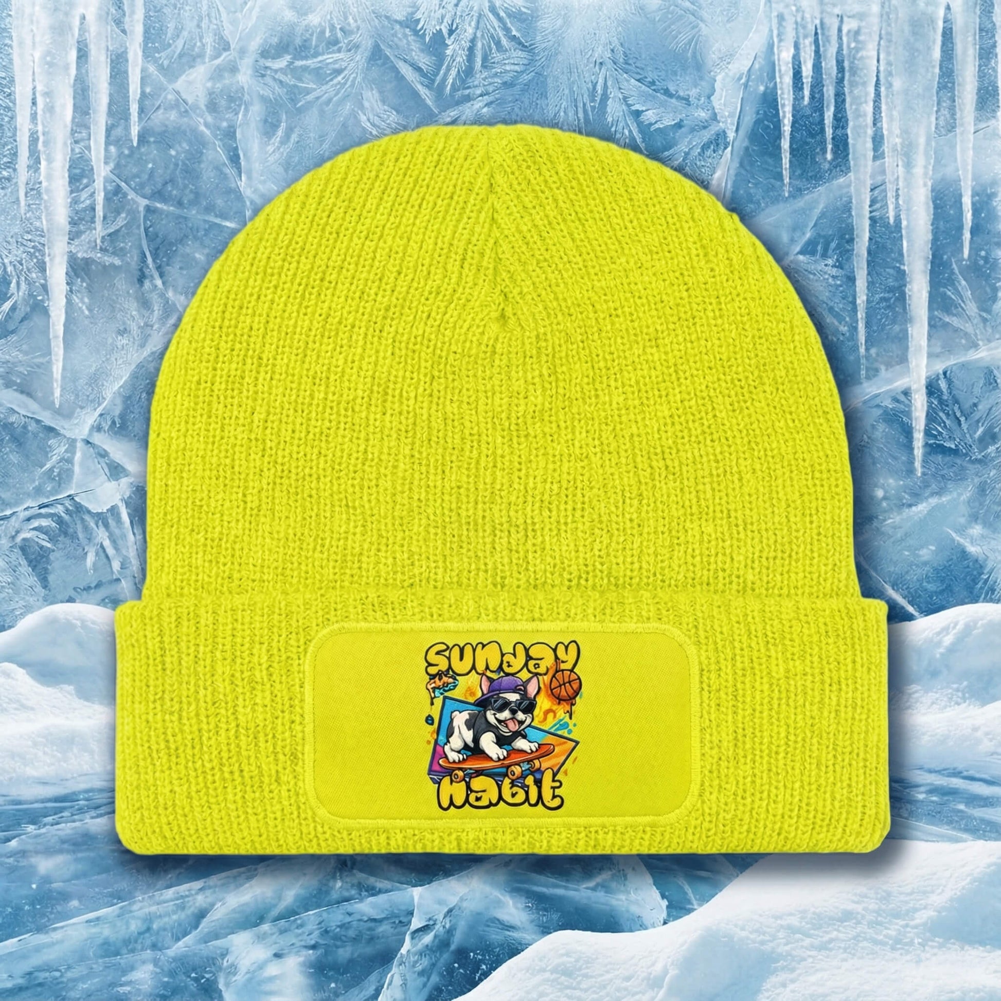 4в1 ICE Комплект - Суичър, неонова шапка, чорапи и светеща гривна с 40% ОТСТЪПКА - Sunday Habit