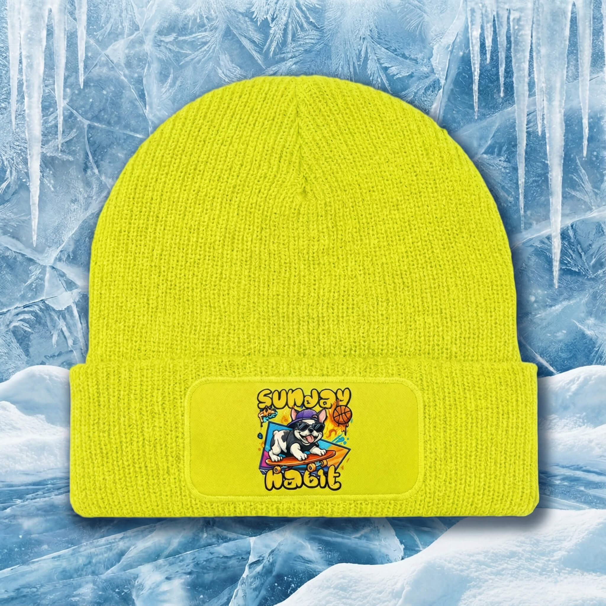 4в1 ICE Комплект - Суичър, неонова шапка, чорапи и светеща гривна с 40% ОТСТЪПКА - Sunday Habit