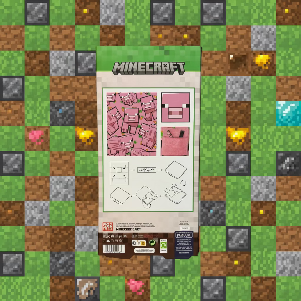 MINECRAFT сет одеяло сгънато във възглавница - Sunday Habit