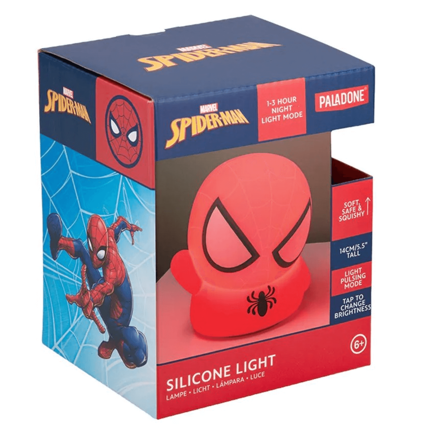 Marvel Spiderman - Силиконова Лампа презареждаща се (PP13692SPMV2)