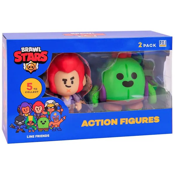 BRAWL STARS - SPIKE + COLT - екшън фигурки 2 pack - 11.5 см Brawl Stars