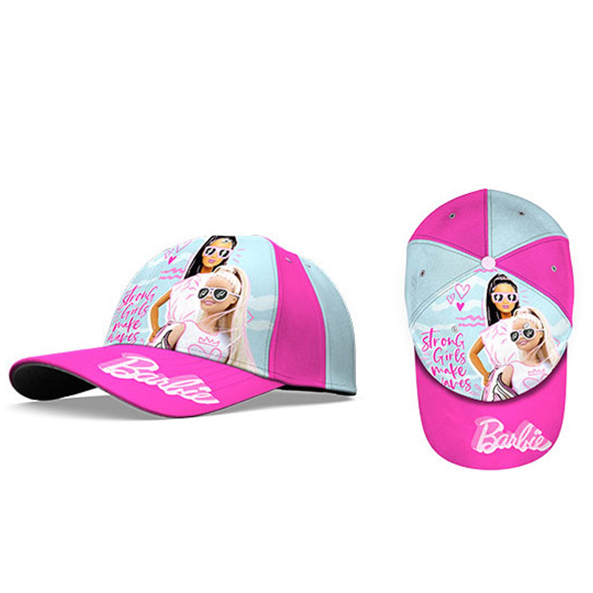 BARBIE - розова шапка с козирка