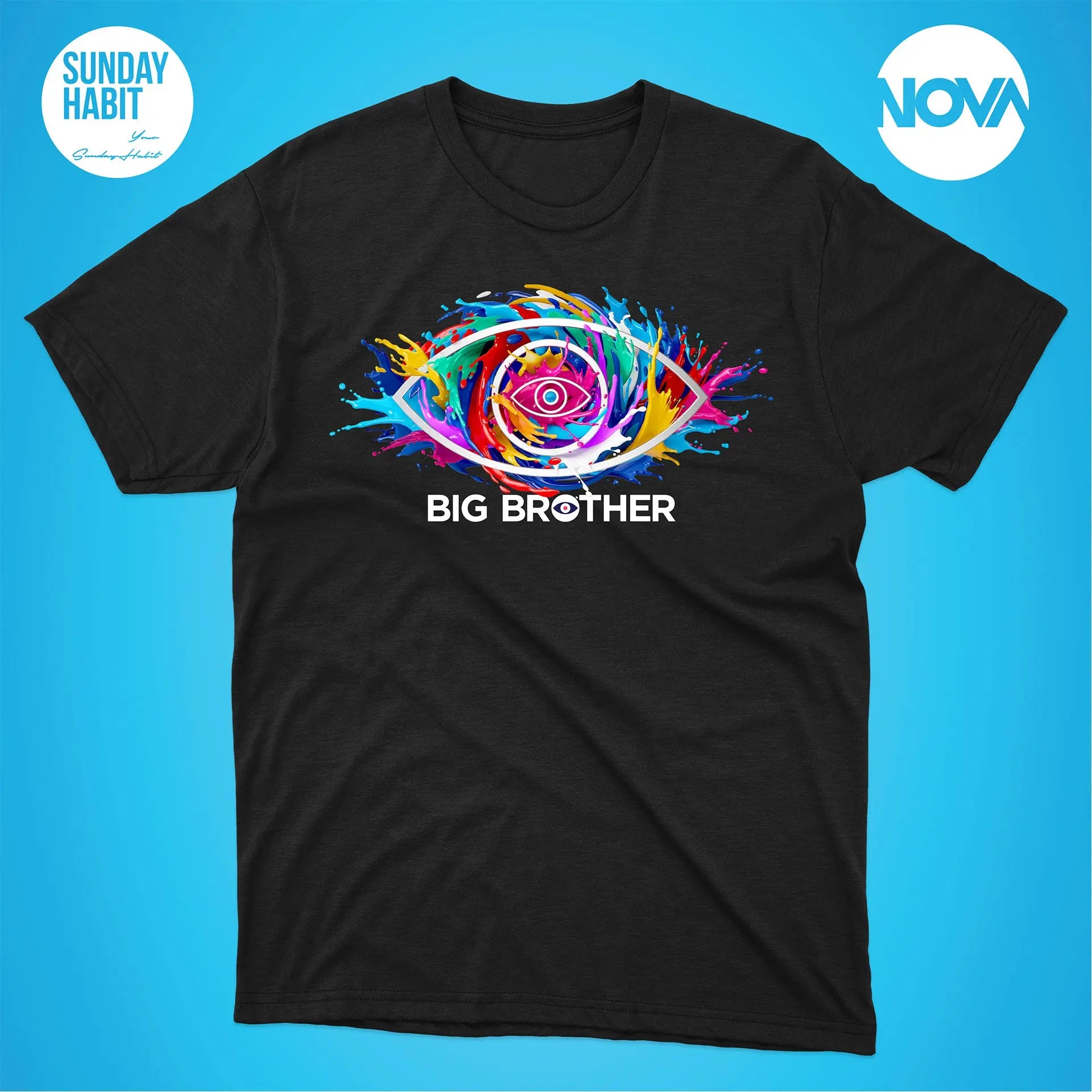 BIG BROTHER - черна тениска Big Brother