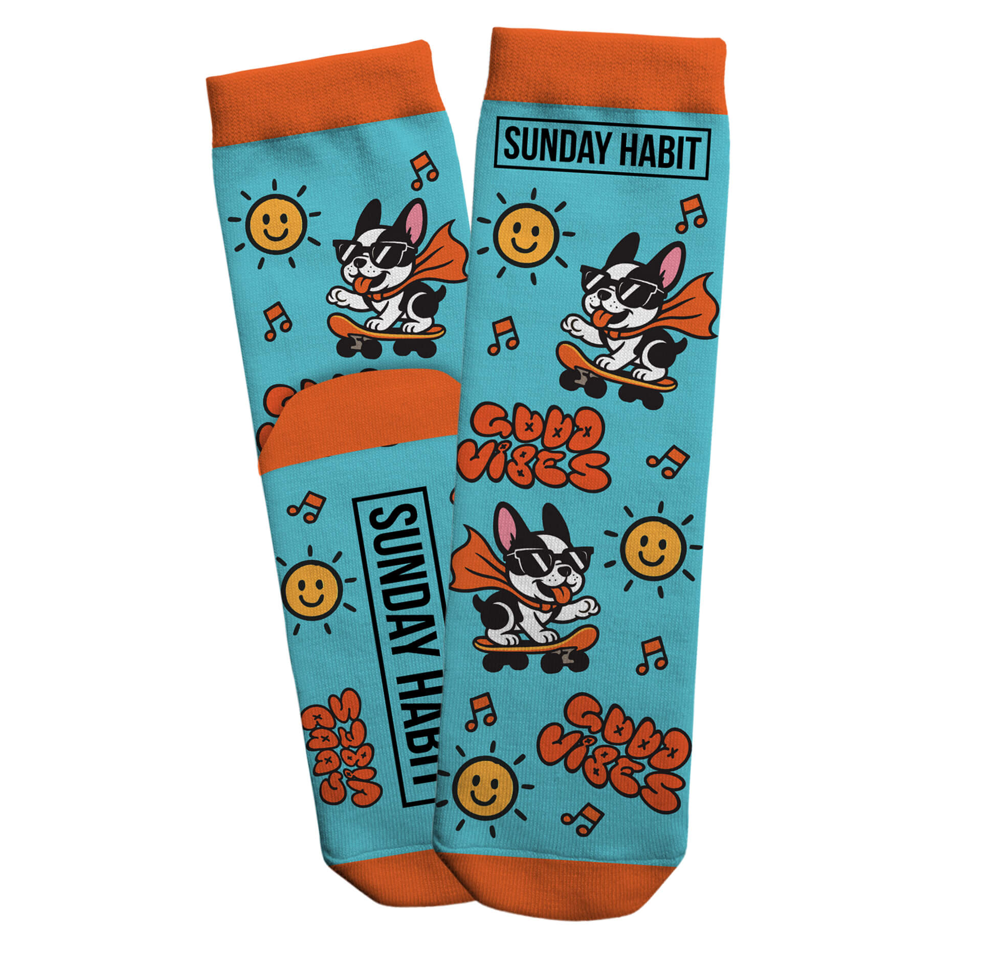 4в1 67 Коледен Комплект с долнище СИН ЦВЯТ - Суичър, ватирано долнище, чорапи и светеща гривна в КОЛЕДНА КУТИЯ