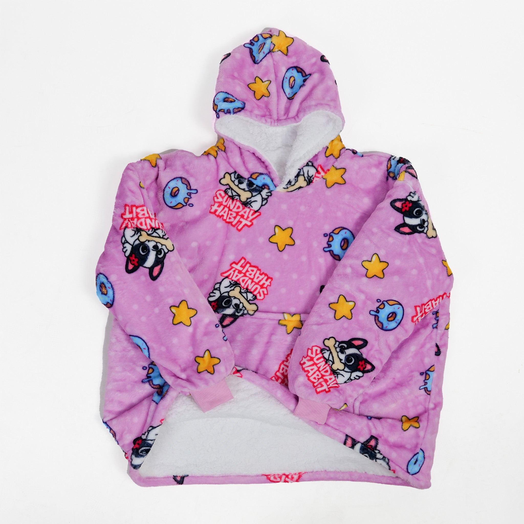 CUTE PINK - oodie (худи одеяло) - Sunday Habit