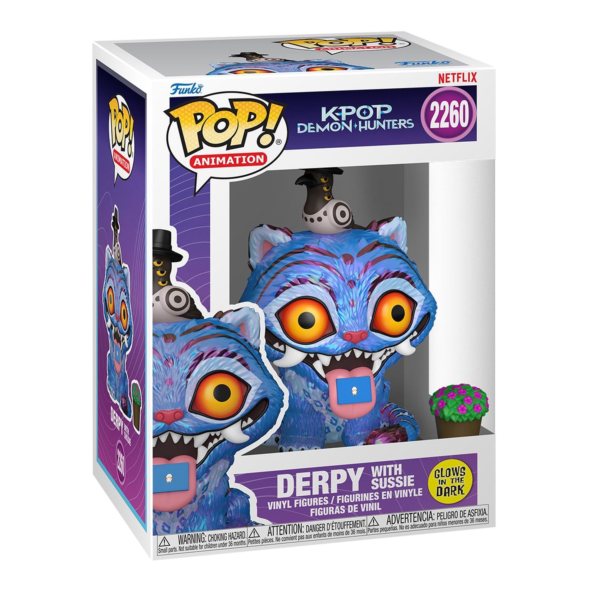 Funko POP! Animation: KPop Demon Hunters - Derpy with Sussie (Glows in The Dark) #2260 - Sunday Habit